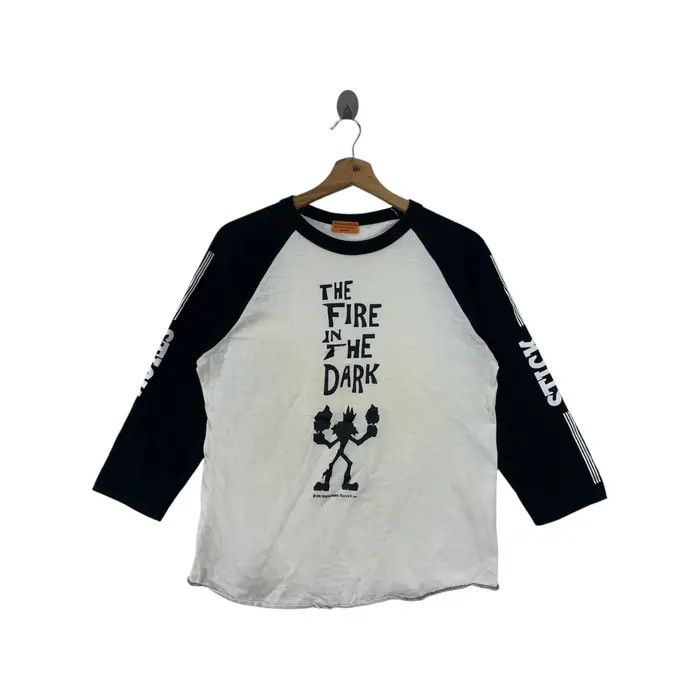 Vintage MISCHIEVOUS EMI NAKAYAMA Fire In The Dark Tee Shirt Size US M / EU 48-50 / 2 - 1 Thumbnail