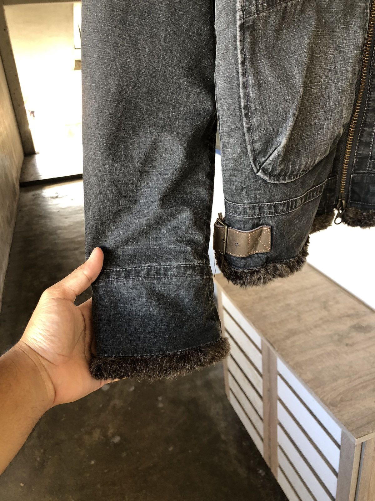 Johnbull Vintage Johnbull Kojima Japan B3 Style Denim Deck Jacket Size US L / EU 52-54 / 3 - 8 Thumbnail