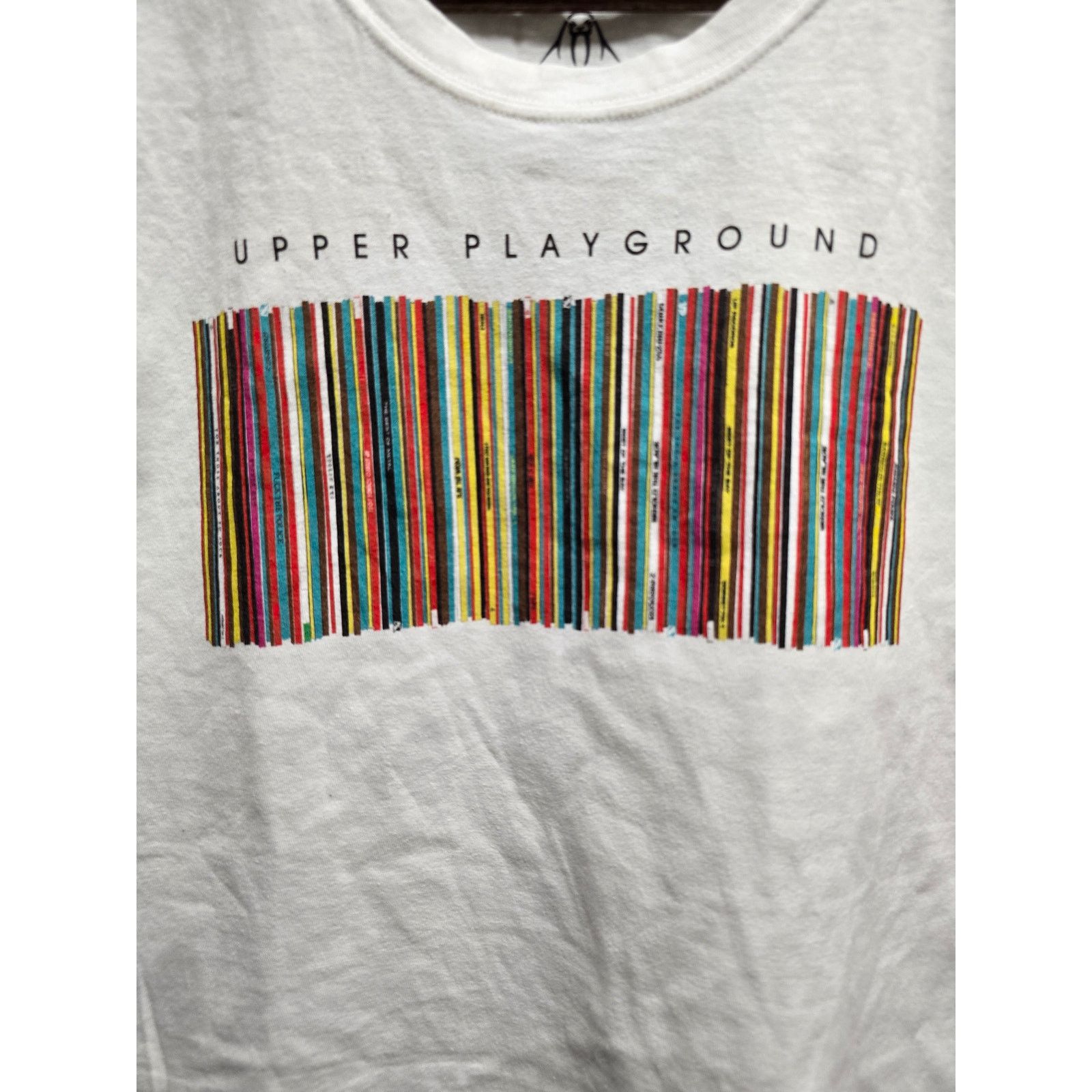 Upper Playground Womens Upper Playground Top Shirt Barcode Graphic Tee XXL Size XXL / US 16-18 / IT 52-54 - 2 Thumbnail