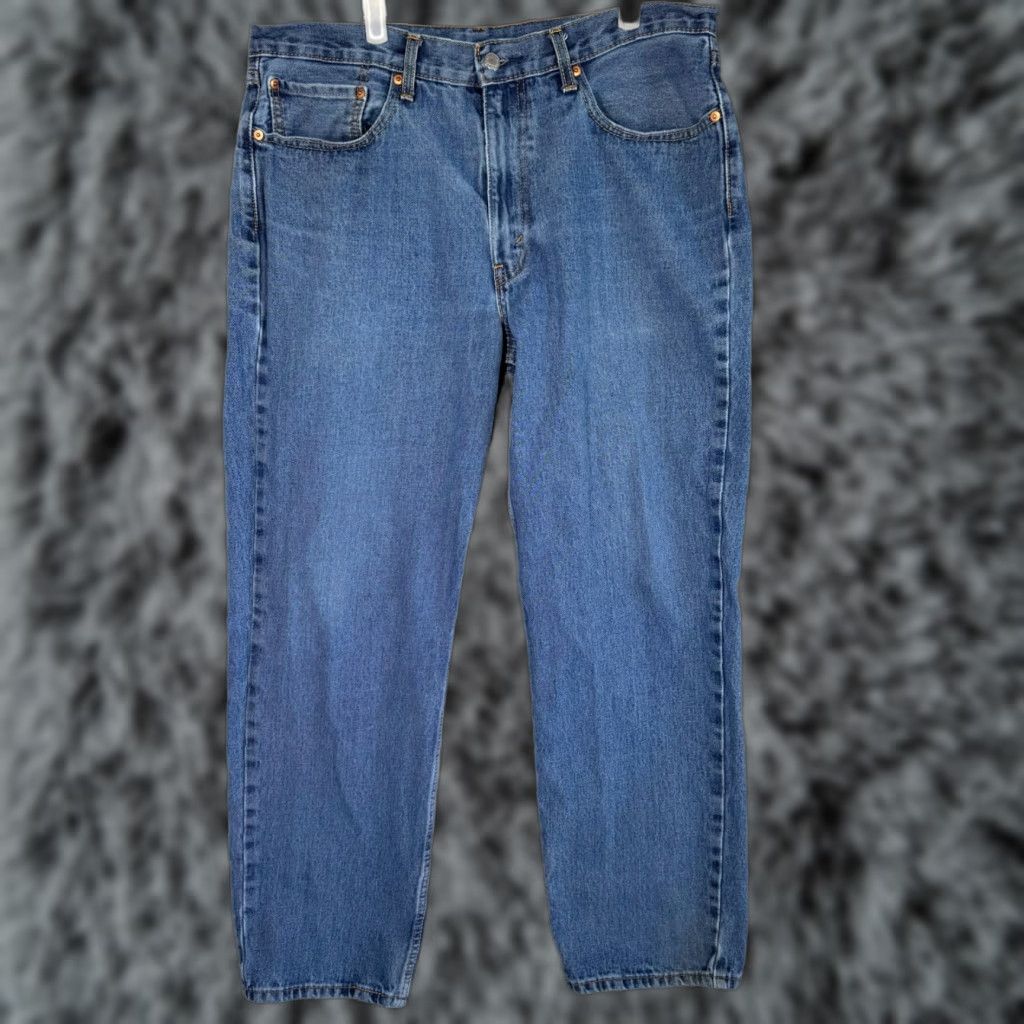 Levi's VINTAGE Levi’s 550 Jeans Men’s 36 x 32 Blue Denim Mid Rise Relaxed Straight Leg Jeans Size US 36 / EU 52 - 1 Thumbnail