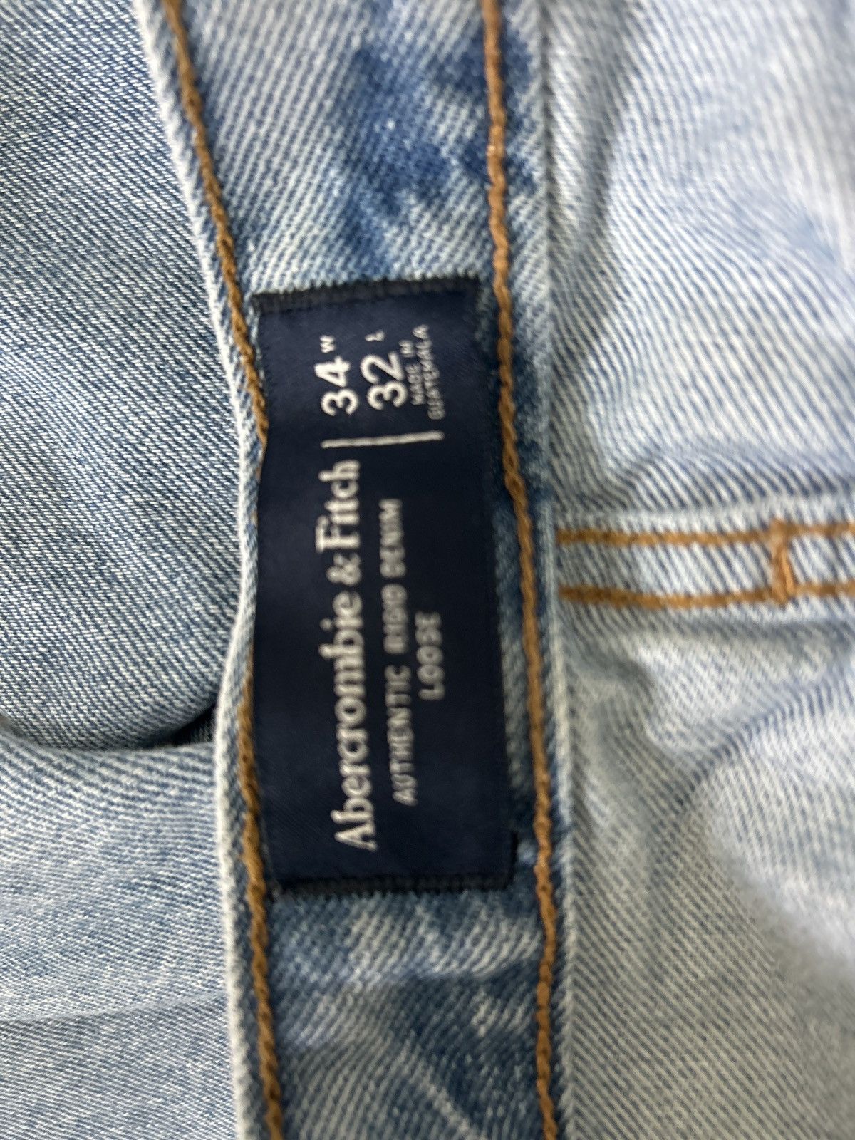 Abercrombie & Fitch Abercrombie & Fitch Baggy Jeans Size US 34 / EU 50 - 3 Thumbnail