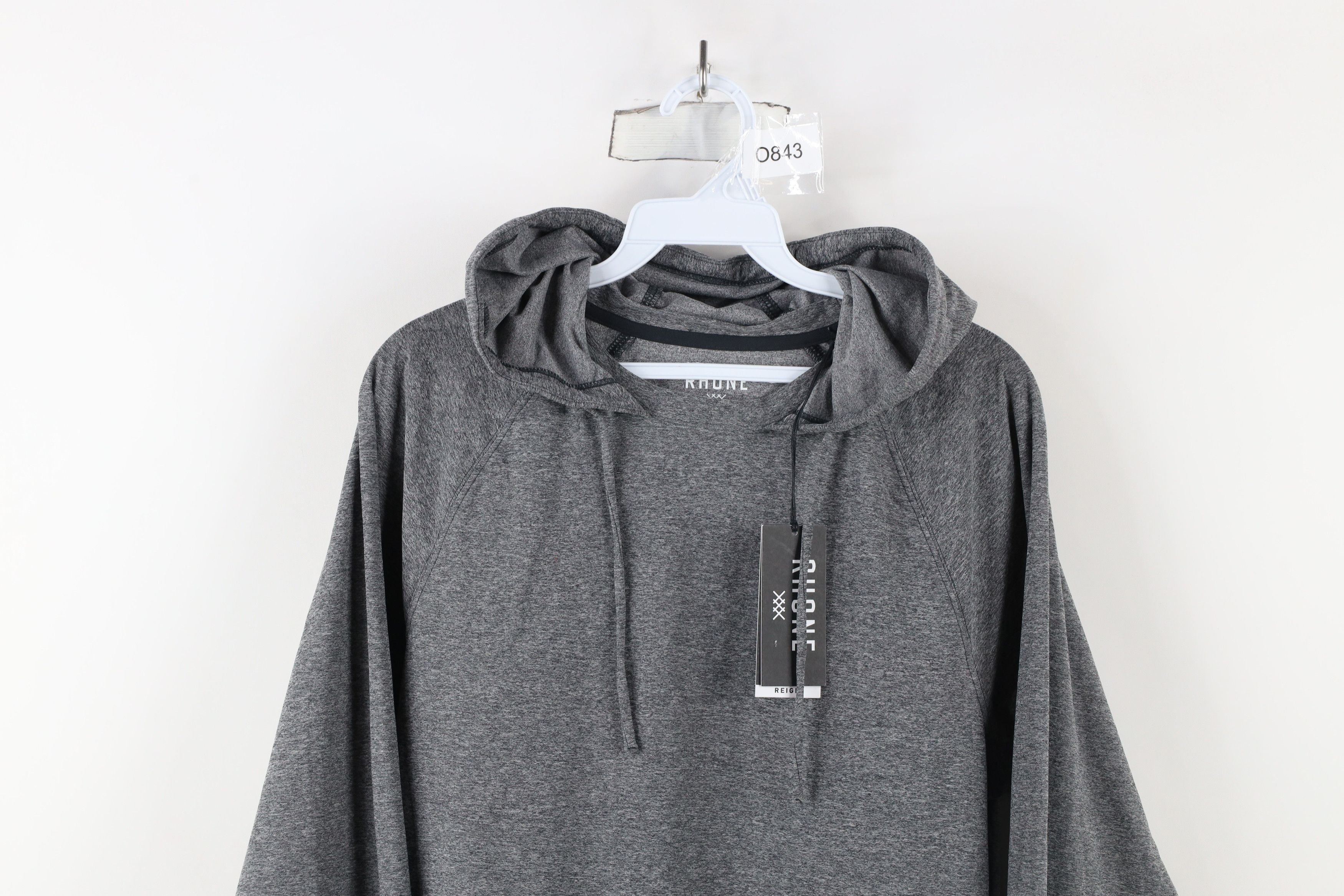 Rhone × Vintage New Rhone Knit Lightweight Running Jogging Gym Hoodie Gray Size US S / EU 44-46 / 1 - 2 Thumbnail
