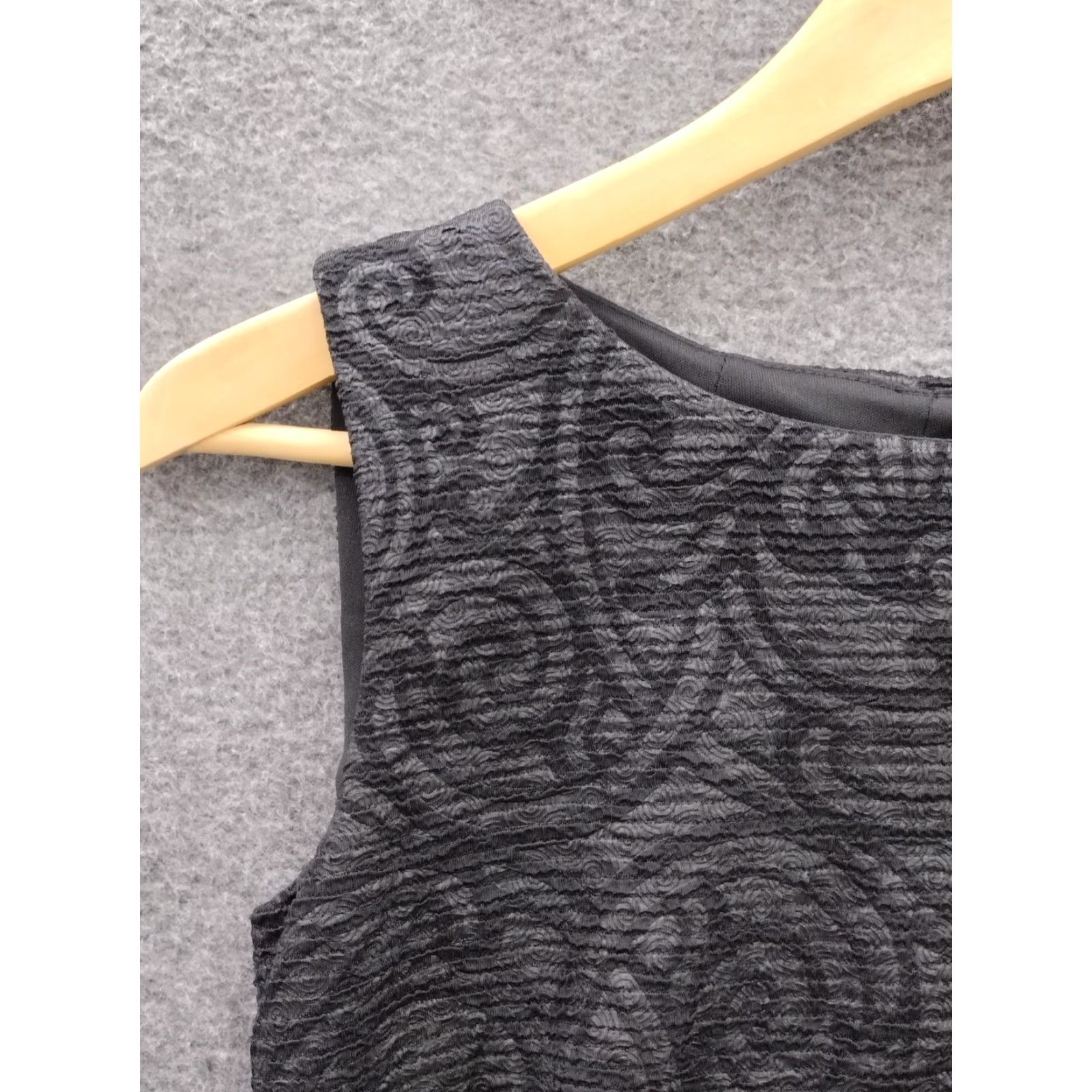 Vintage Codigo Women's Paisley Open Back Tie Tank Blouse Sleeveless Tank Top Black XS? Size M / US 6-8 / IT 42-44 - 6 Thumbnail