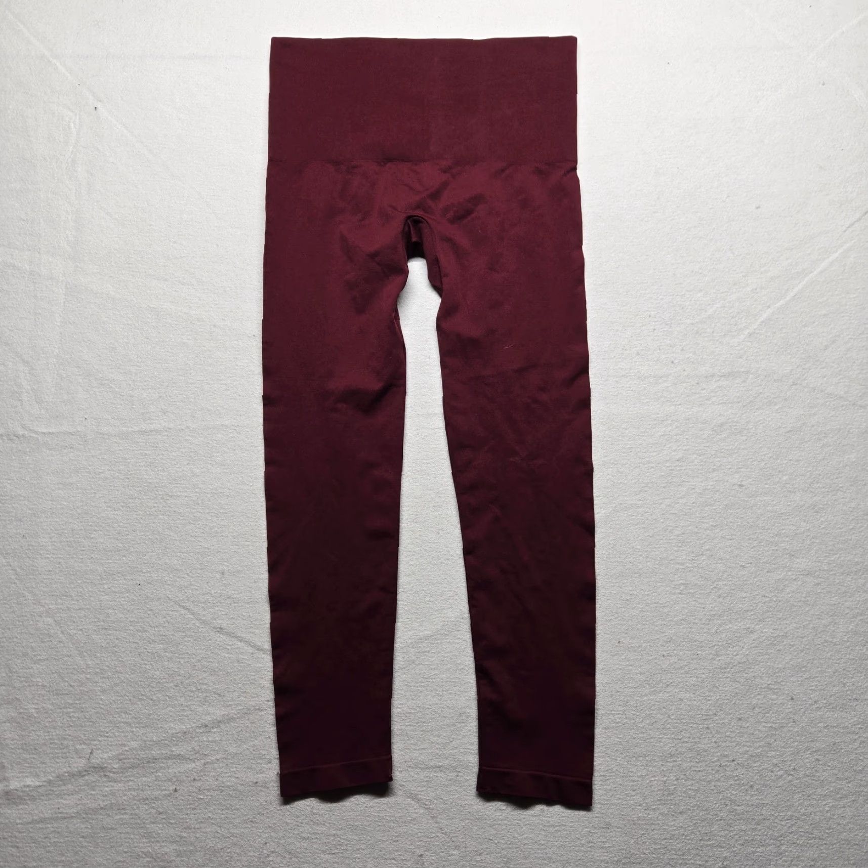 Vintage Cato Leggings Women L High Rise Red Nylon Polyester Spandex Activewear Pants Adult Size L - Vintage? No (adjust) Size 36" / US 14 / IT 50 - 8 Thumbnail