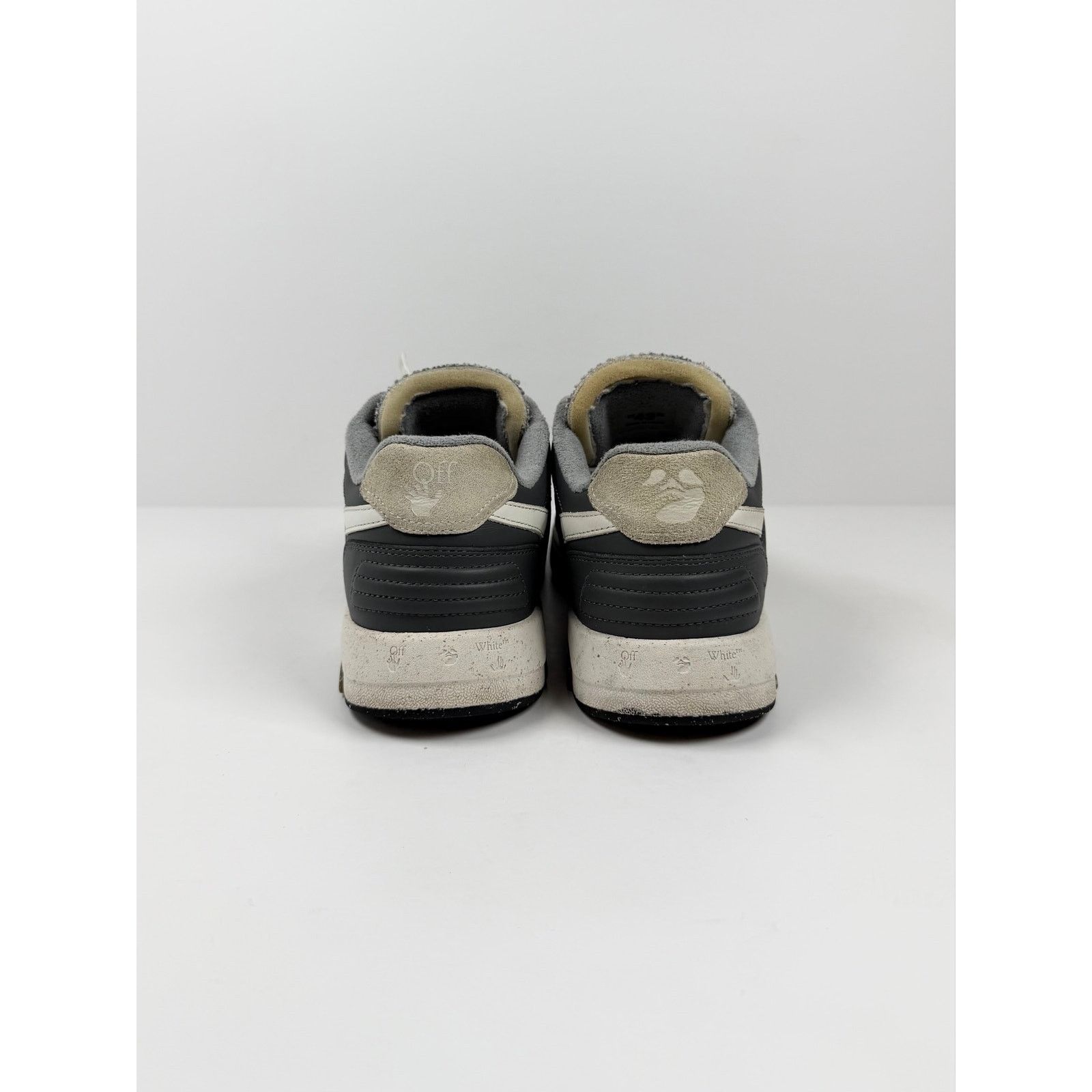 Off-White Size 43EU/10US - Off-White Out Of Office Grey White Sneakers Size US 10 / EU 43 - 4 Thumbnail