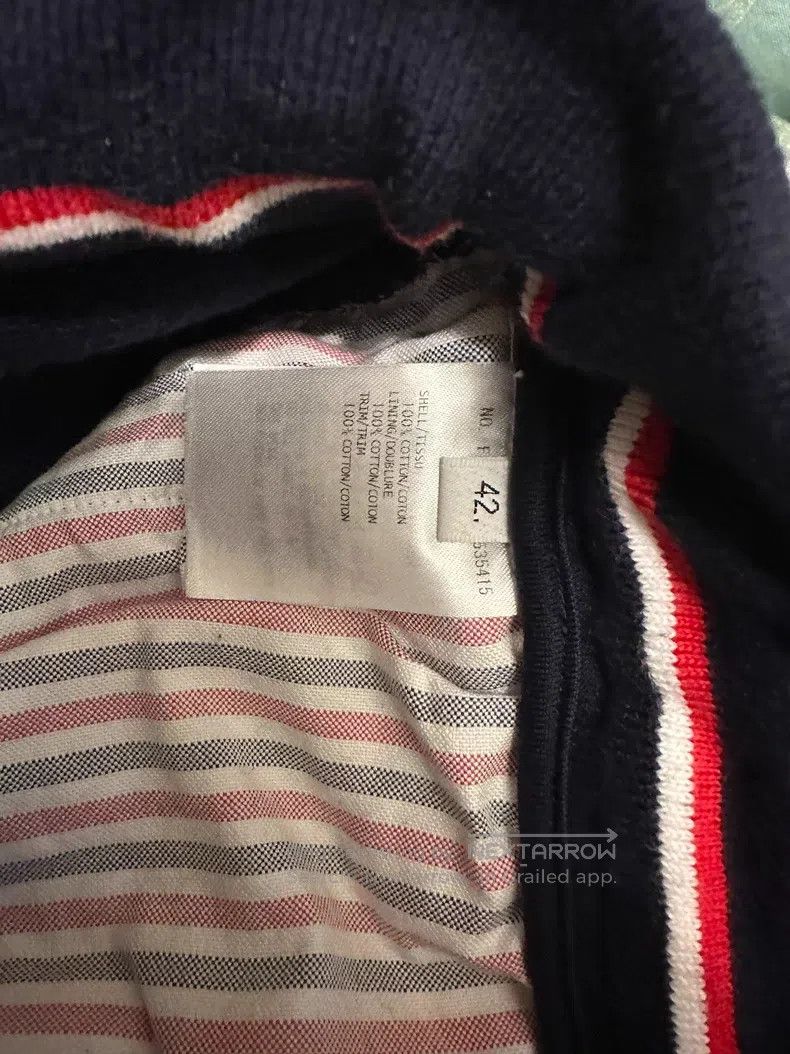 Thom Browne Thom Browne Four-striped sweatpants, navy blue Size US 42 / EU 58 - 3 Thumbnail