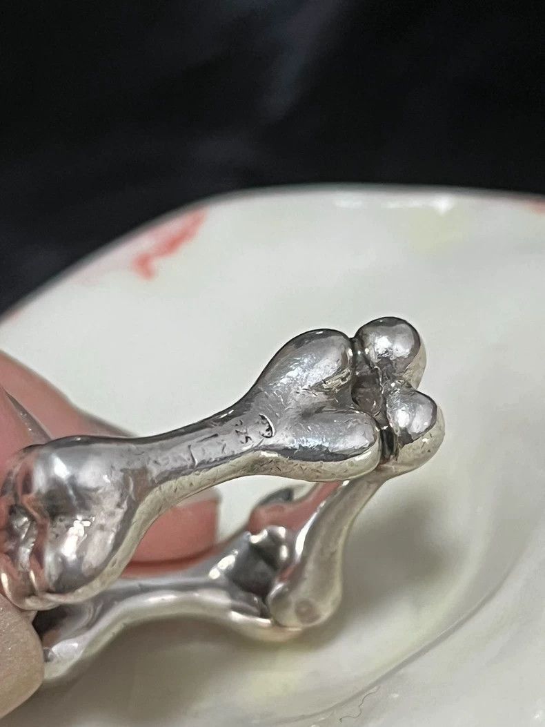 Vivienne Westwood Vivienne Westwood Silver Bone Ring Size L Size ONE SIZE - 5 Thumbnail