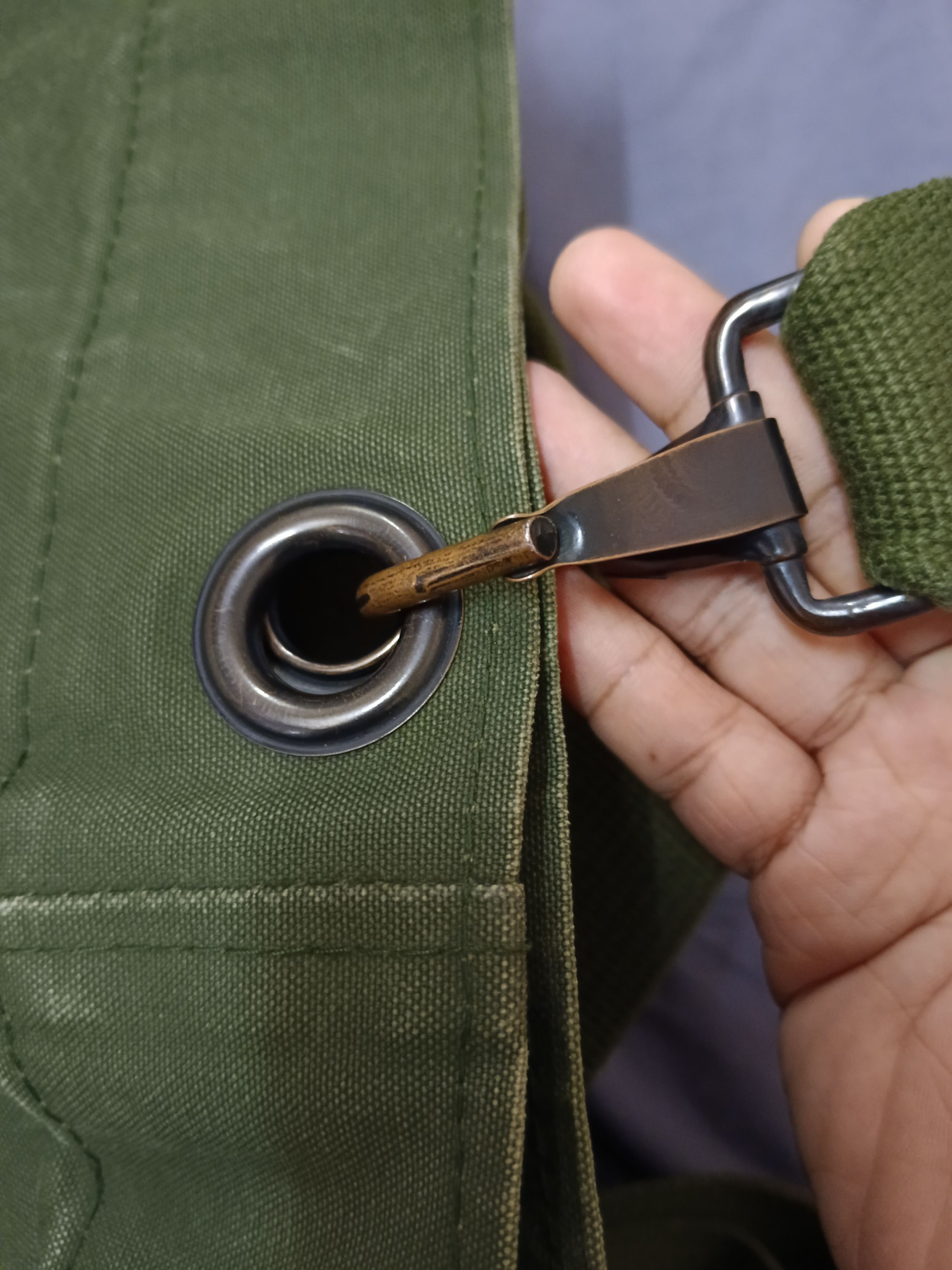 Vintage VINTAGE ARMY DUFFLE 2WAYS Size ONE SIZE - 10 Thumbnail