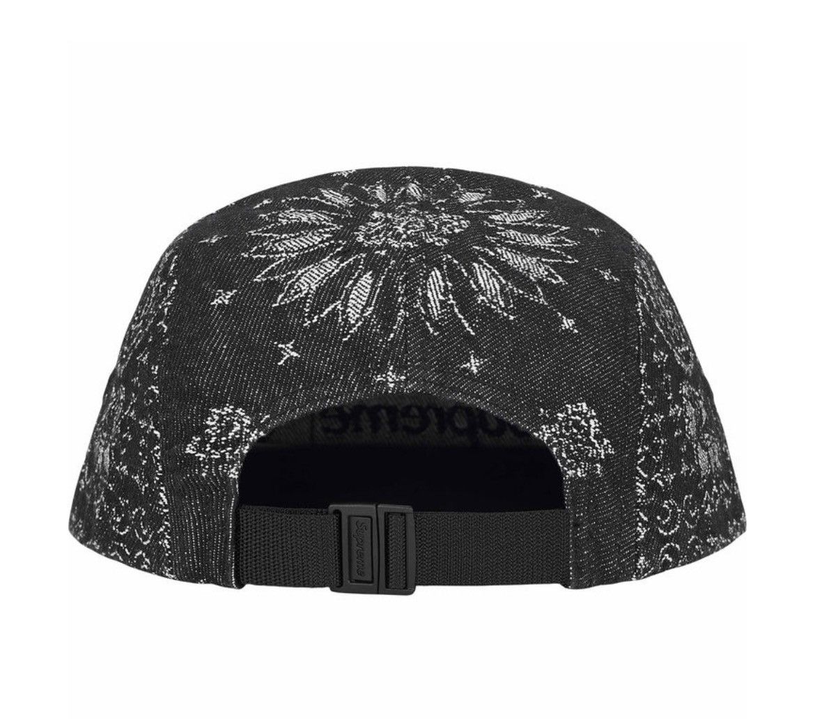 Supreme × Vintage Supreme Bandana Jacquard Denim Camp Cap Size ONE SIZE - 2 Thumbnail