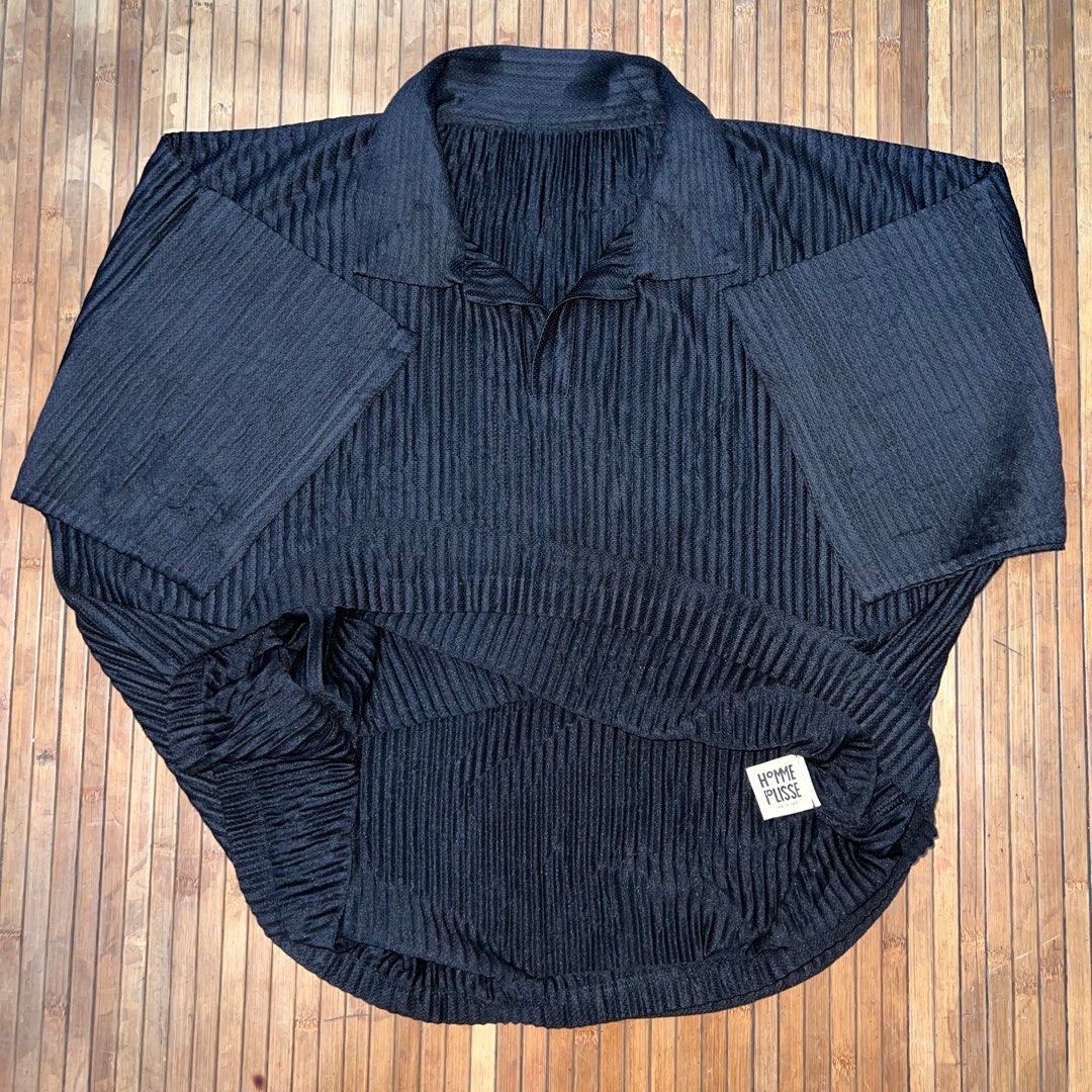 Homme Plisse Issey Miyake HOMME PLISSE ISSEY MIYAKE BASICS BLACK PLEATS Size US XL / EU 56 / 4 - 3 Thumbnail