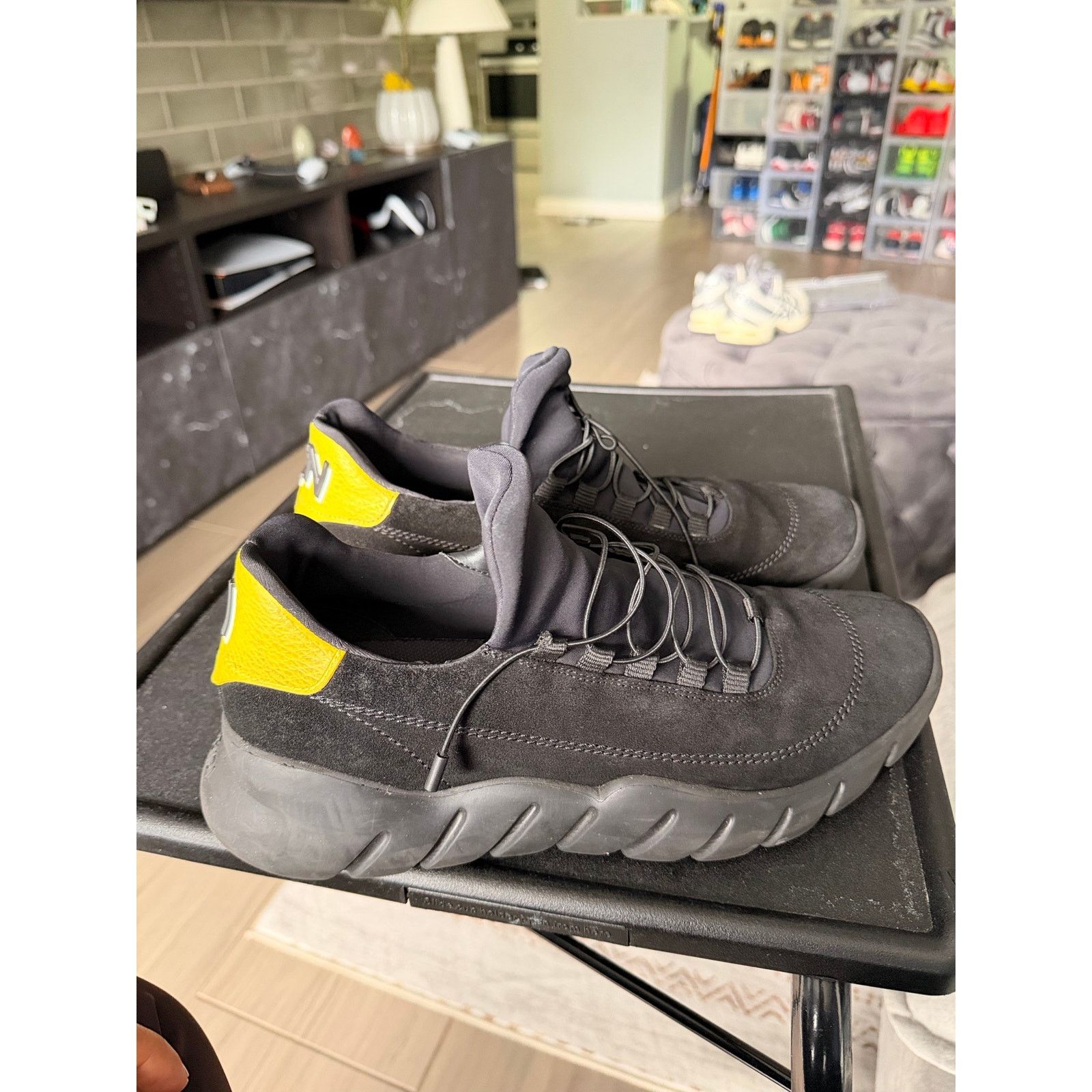 Fendi Fendi Black Yellow Sneaker Size US 9.5 / EU 42-43 - 1 Thumbnail