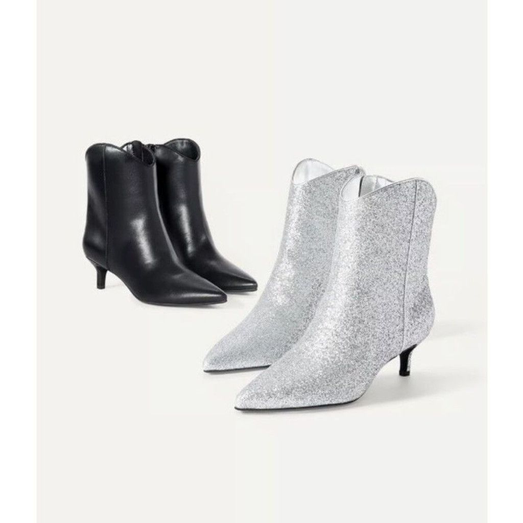 On On 34th Aatirap Tulip Silver Glittered Boots Size 8 Size US 8 / IT 38 - 1 Thumbnail