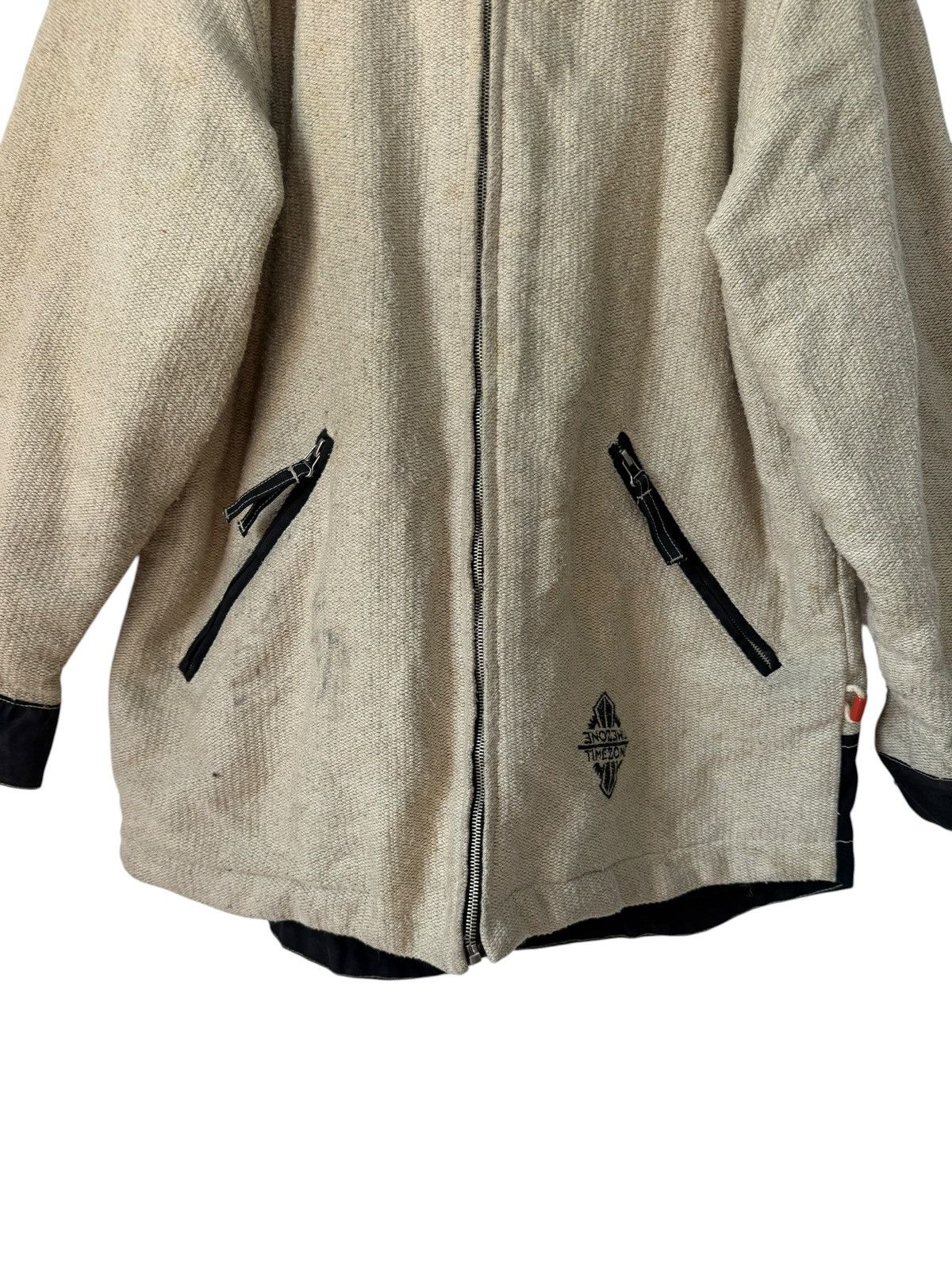 Asics Vintage Time Zone Canvas Jacket Ski Design Size US L / EU 52-54 / 3 - 2 Thumbnail