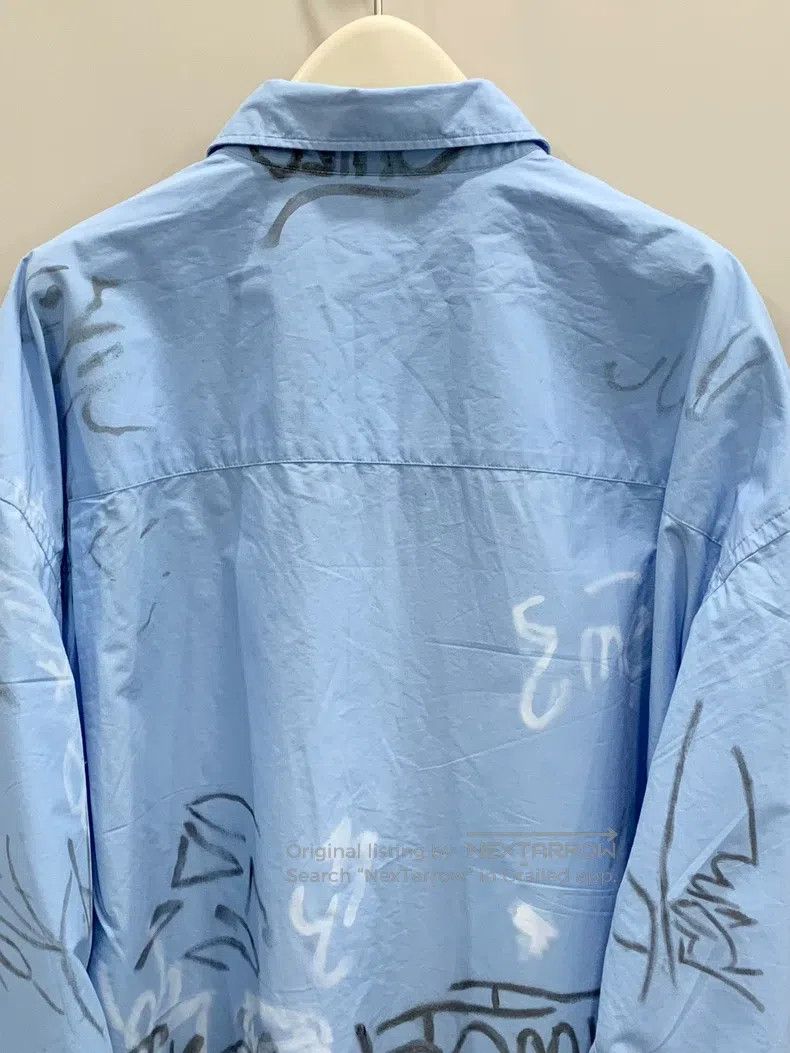 Balenciaga Balenciaga Graffiti shirt Size US M / EU 48-50 / 2 - 5 Thumbnail