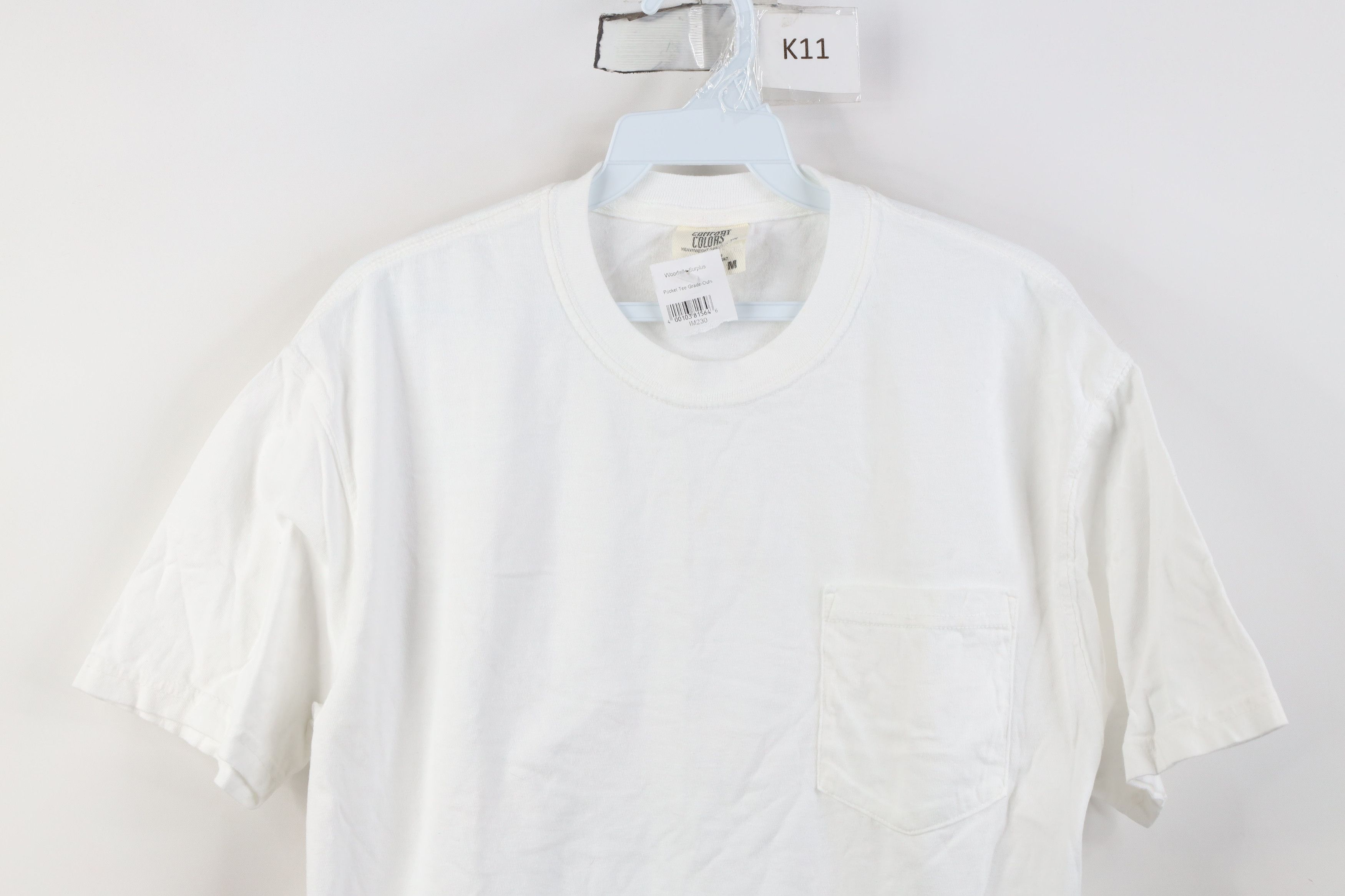 Vintage Deadstock Vintage 90s Y2K Streetwear T-Shirt White Pocket Size US M / EU 48-50 / 2 - 2 Thumbnail