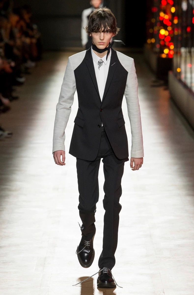 Dior Dior 18fw slogan white line stitching wool suit 2501-Nexta Size 48R - 8 Thumbnail
