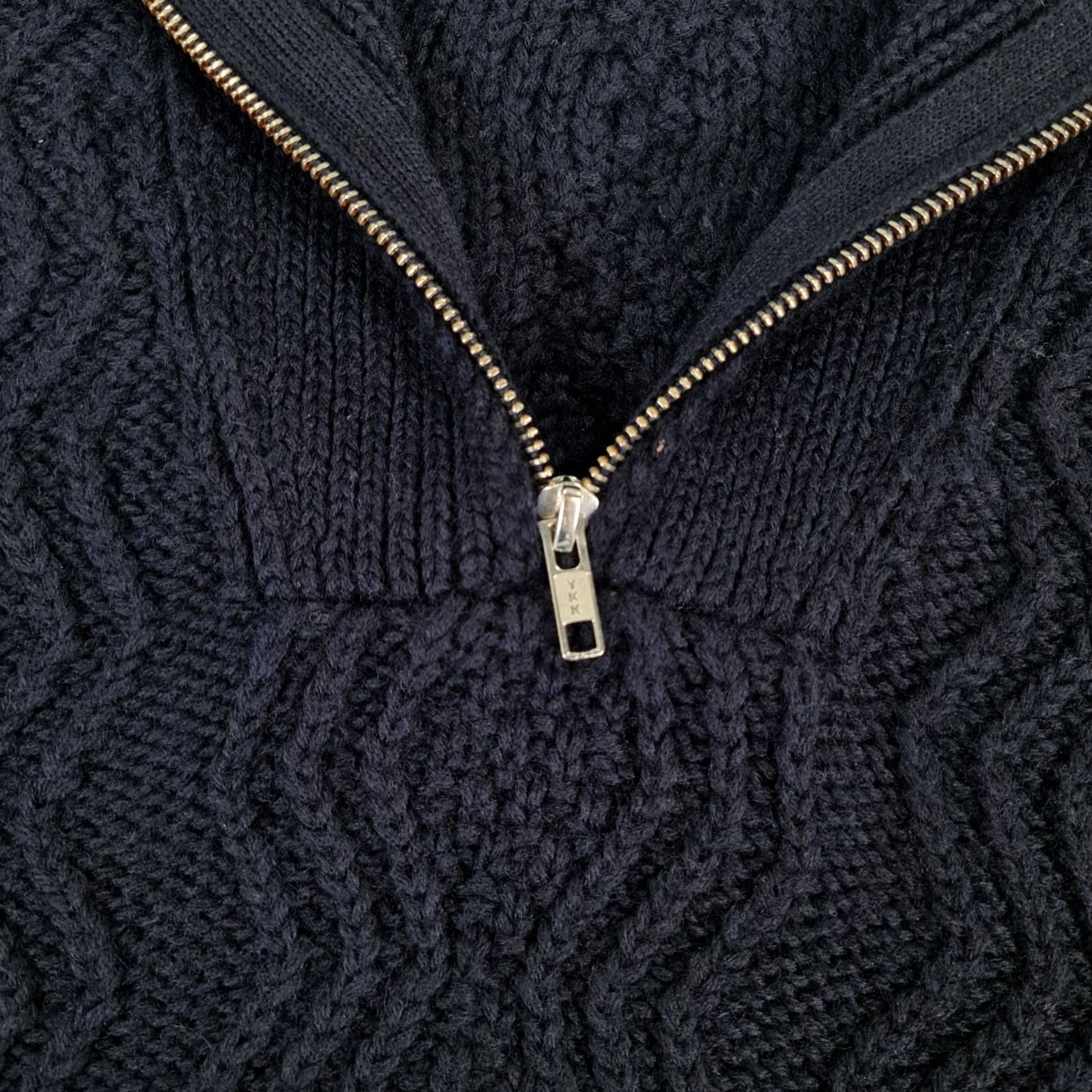 NN07 NN07 No Nationality Mens Jumper Navy Blue Small Wool Pullover Zip Mock Neck Henley Knit Jumper Mens XS S? Size US S / EU 44-46 / 1 - 4 Thumbnail