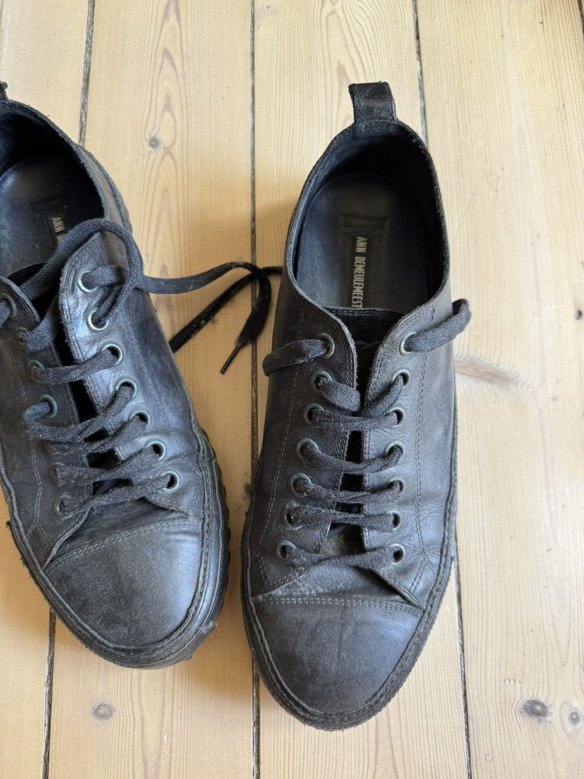 Ann Demeulemeester Ann D leather shoes Size US 10.5 / EU 43-44 - 1 Thumbnail