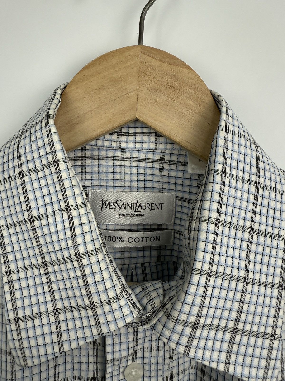 Yves Saint Laurent Vintage 90s Yves Saint Laurent YSL Shirt Rare Retro Y2K Hype Size US M / EU 48-50 / 2 - 5 Thumbnail