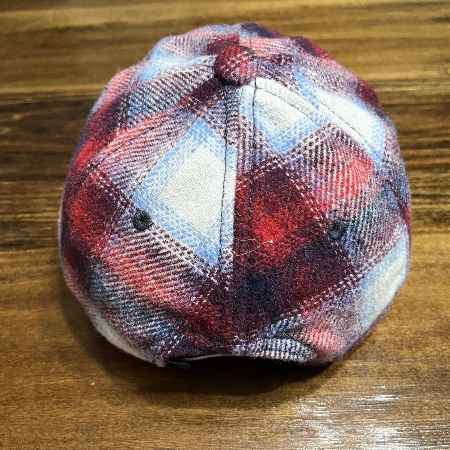 Pendleton GAP X Pendleton Hat Cap Flannel Wool Red Checkered Stretch Fitted Mens One Size Size ONE SIZE - 4 Thumbnail