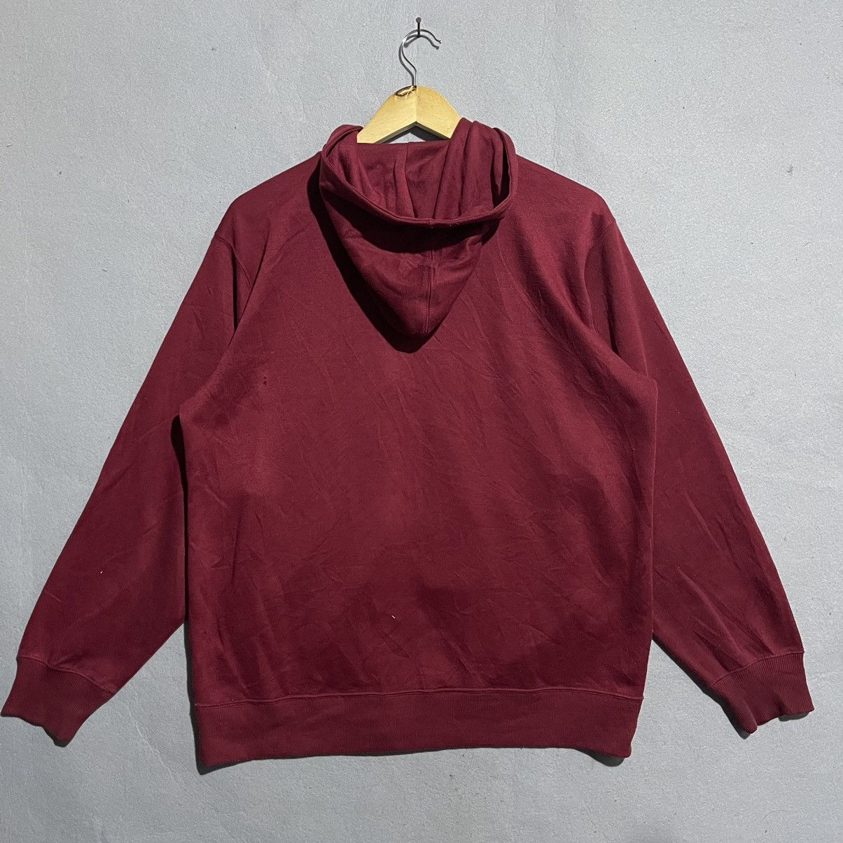 Japanese Brand Vintage Elf Lubricants Racing Zip Hoodie Burgundy Motorsport Size US L / EU 52-54 / 3 - 6 Thumbnail
