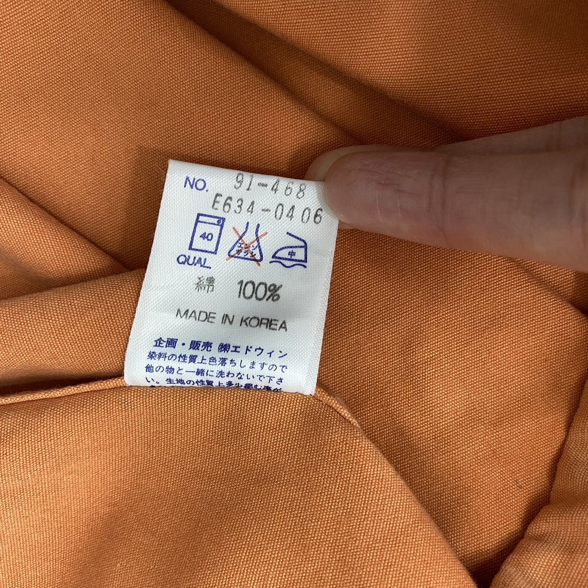Edwin × Vintage Vintage SOMETHING By EDWIN Anorak Design Orange Hooded Size US M / EU 48-50 / 2 - 6 Thumbnail