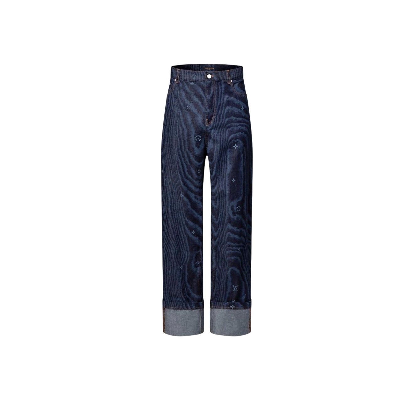 Louis Vuitton Louis Vuitton Monogram Wood Grain Denim Jeans 32 Size US 32 / EU 48 - 1 Thumbnail