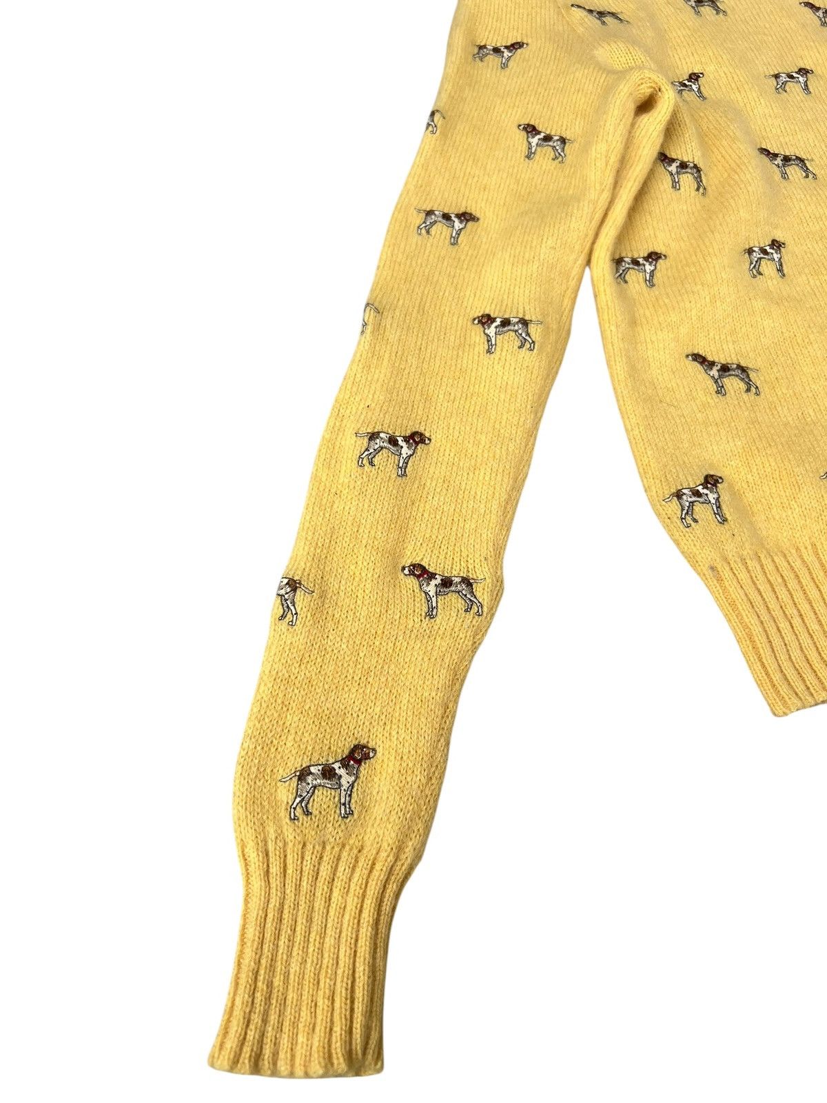 Polo Ralph Lauren VTG 90s P Ralph Lauren Dog Embroidery Wool Knitwear Sweater Size US S / EU 44-46 / 1 - 12 Thumbnail