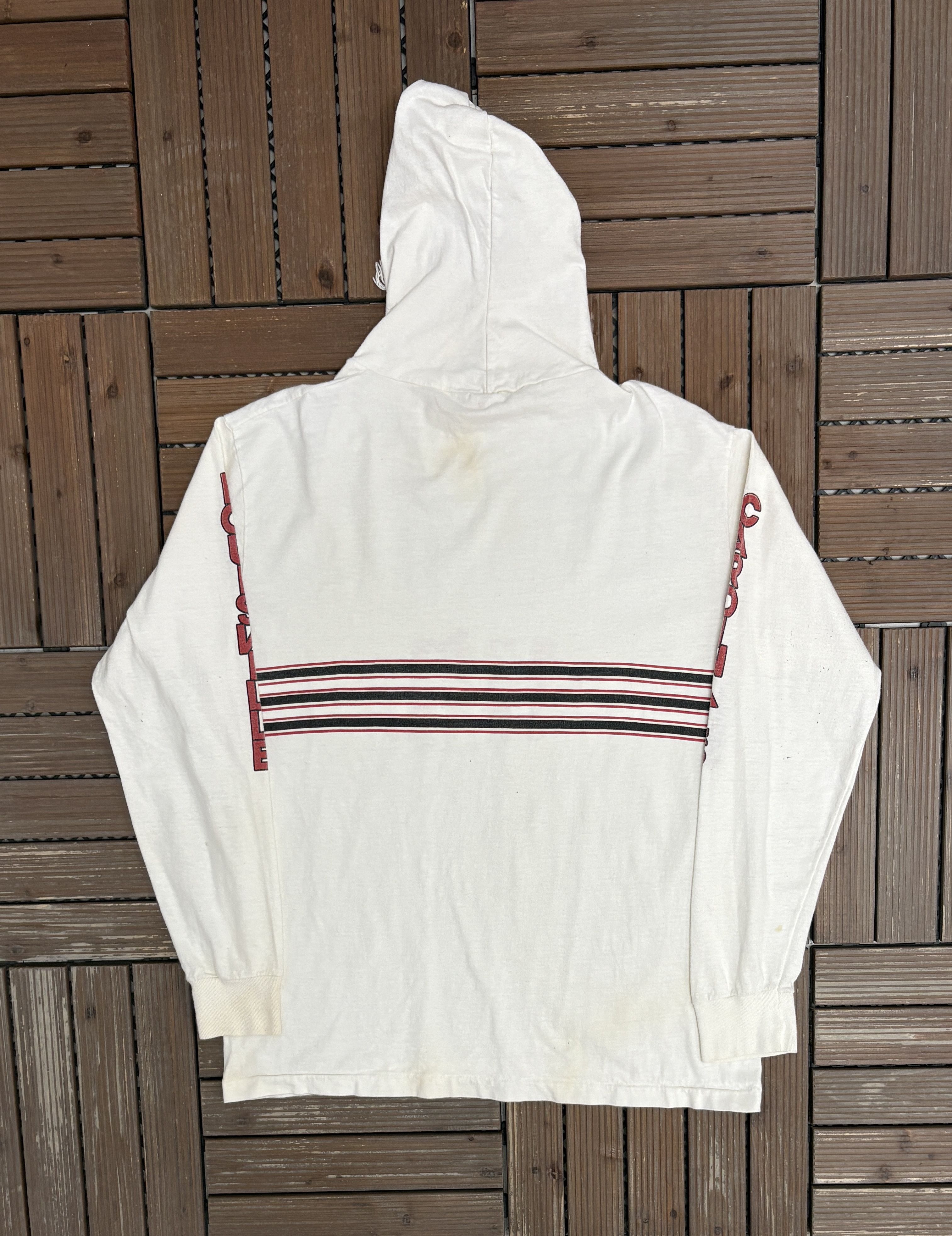 Vintage Louisville Cardinals Vintage Thin White Hoodie Sweatshirt Size US L / EU 52-54 / 3 - 4 Thumbnail