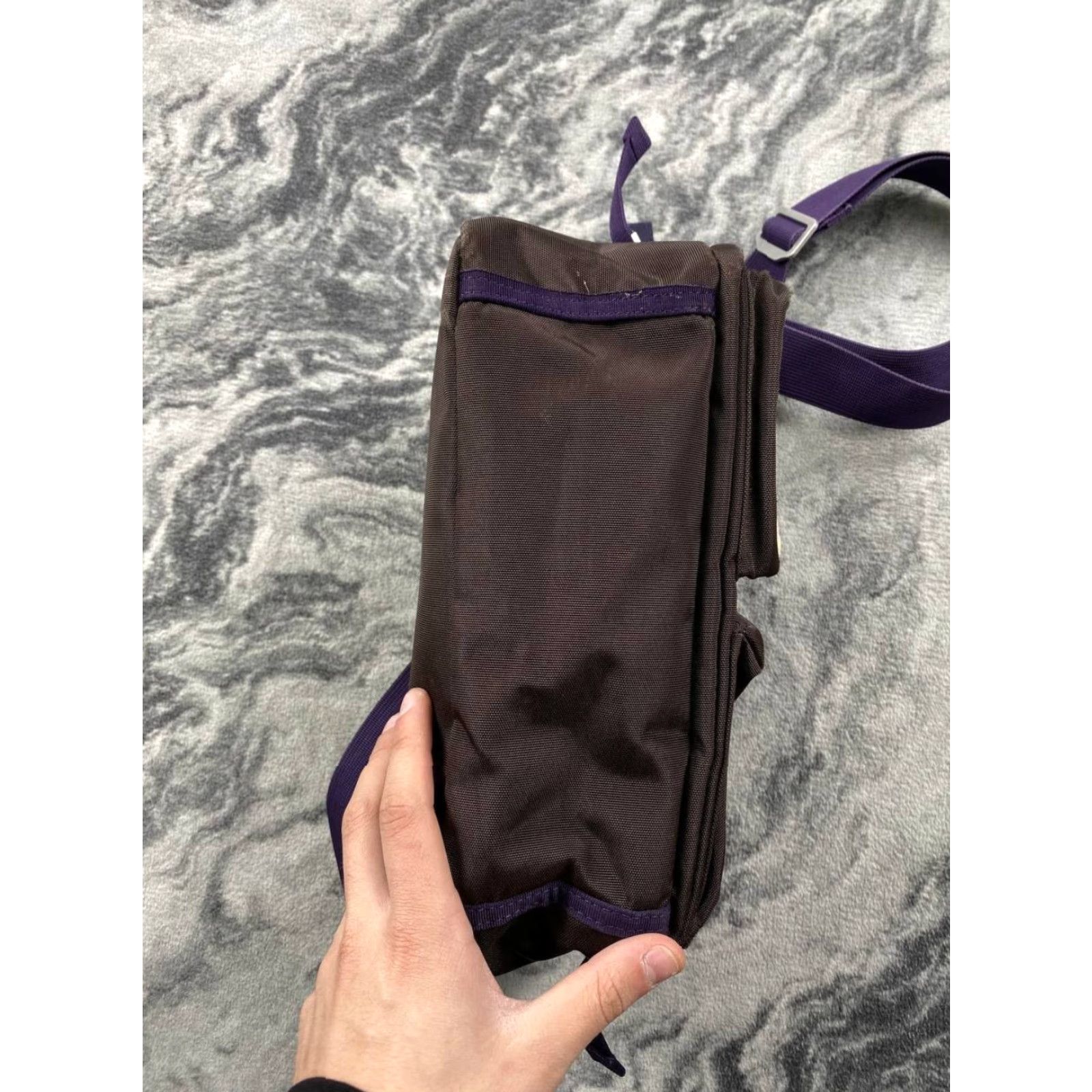 George Gina & Lucy VINTAGE George Gina & Lucy Lunch Box Bag Brown Shoulder Bag Women Medium Brown Rectangle Zip Pockets Size ONE SIZE - 7 Thumbnail