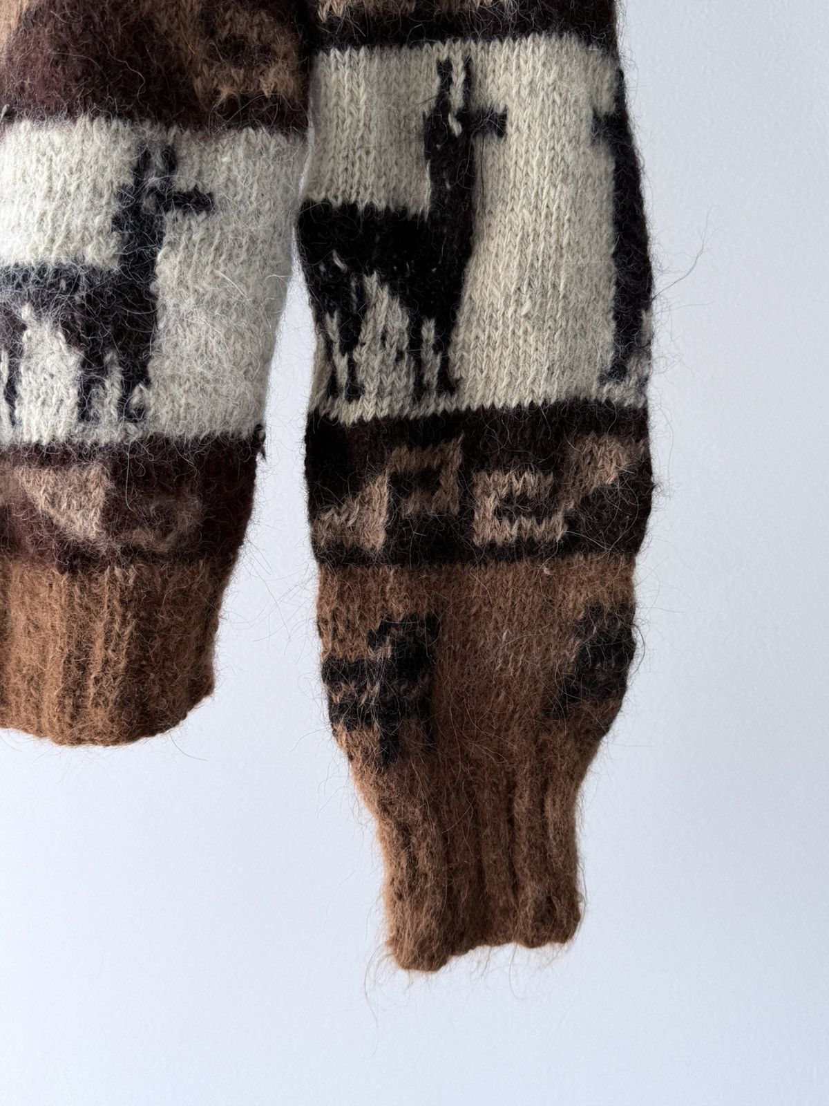 Vintage Vintage 70s Alpaca Wool Cardigan Sweater Size US M / EU 48-50 / 2 - 10 Thumbnail