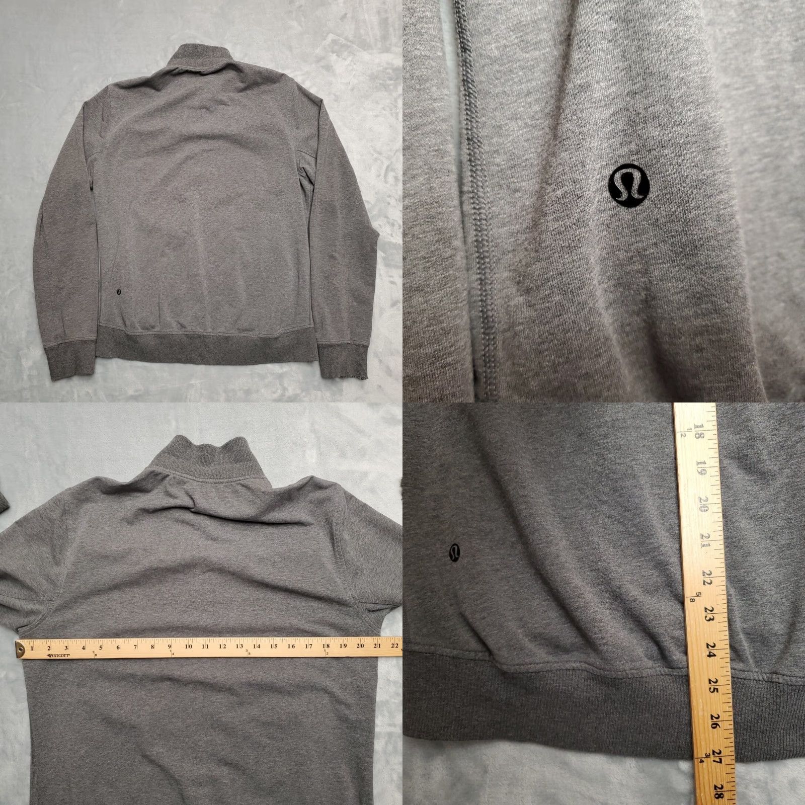 Lululemon VINTAGE Lululemon Commission Jacket Mens Medium Gray 4 way Performance Stretch READ Size US M / EU 48-50 / 2 - 8 Thumbnail