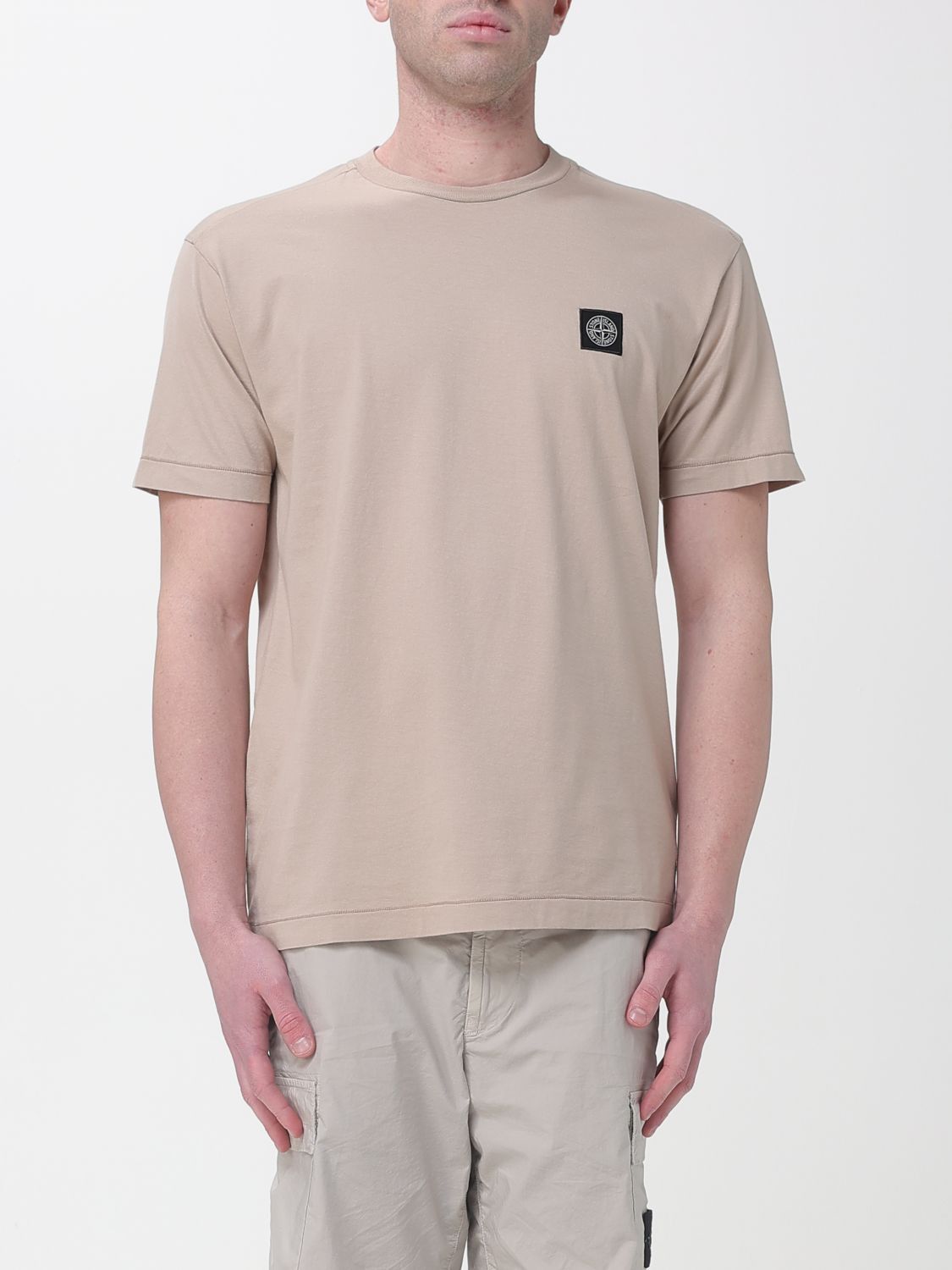 Stone Island T-Shirt Men Beige