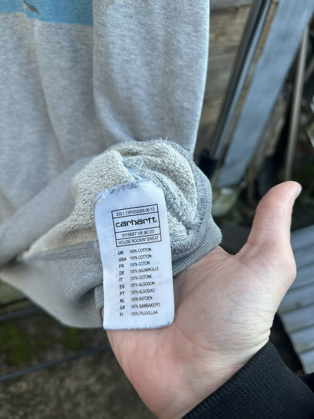 Carhartt × Vintage Vintage Carhartt House The Gories Rockin Crewneck Rare Print Size US XL / EU 56 / 4 - 11 Thumbnail