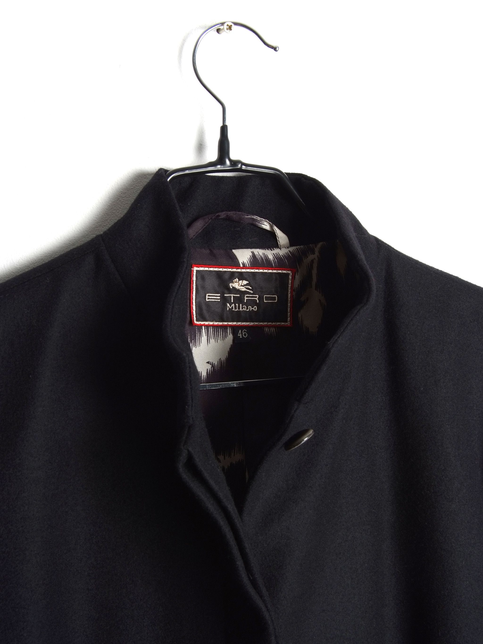 Etro Etro Milano Wool Silk Cashmere Short Light Coat Jacket Size L / US 10 / IT 46 - 4 Thumbnail