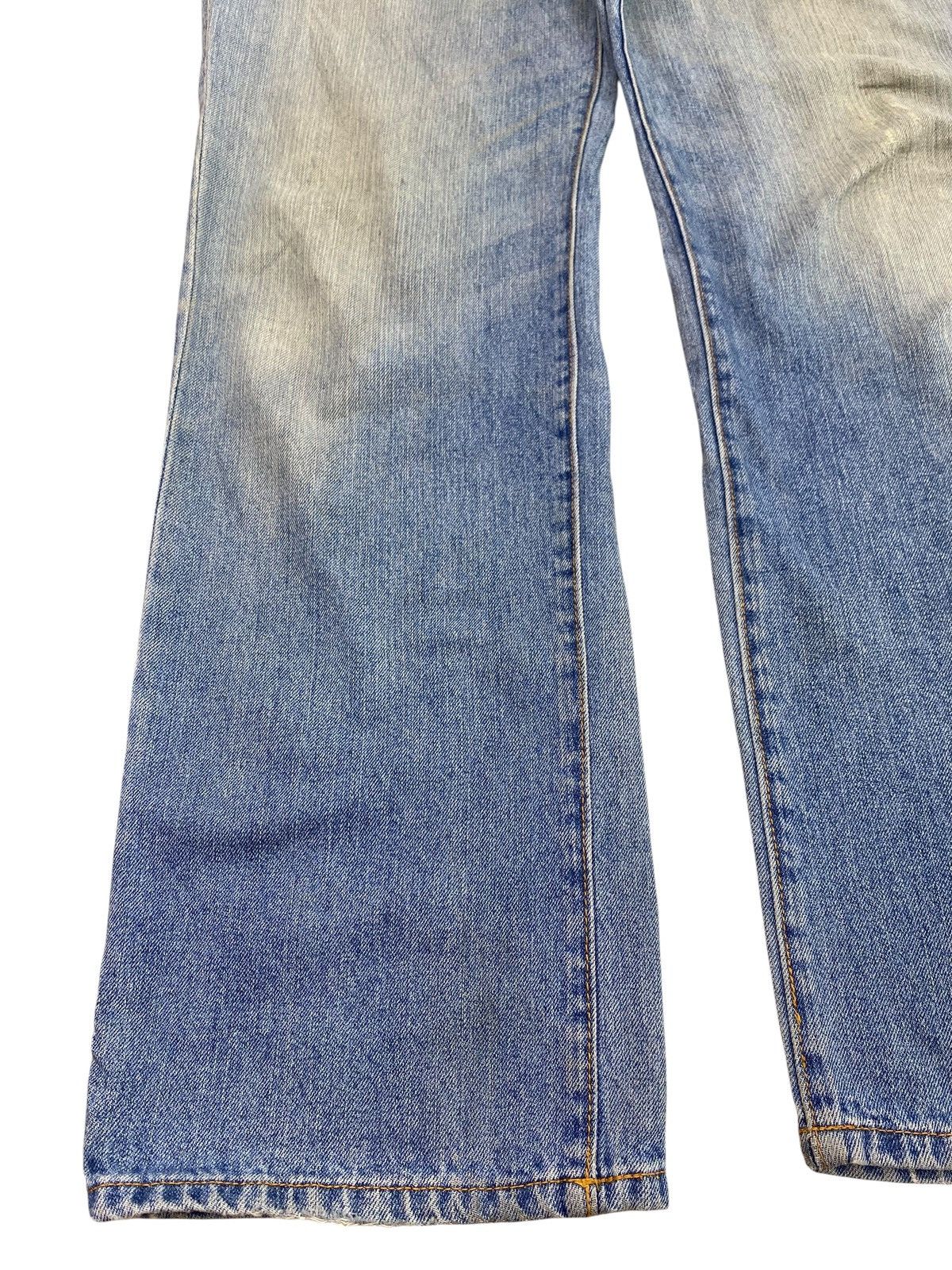 Japanese Brand Japanese Brand Faded Wash Distressed Style Loose Jeans Size US 35 - 8 Thumbnail