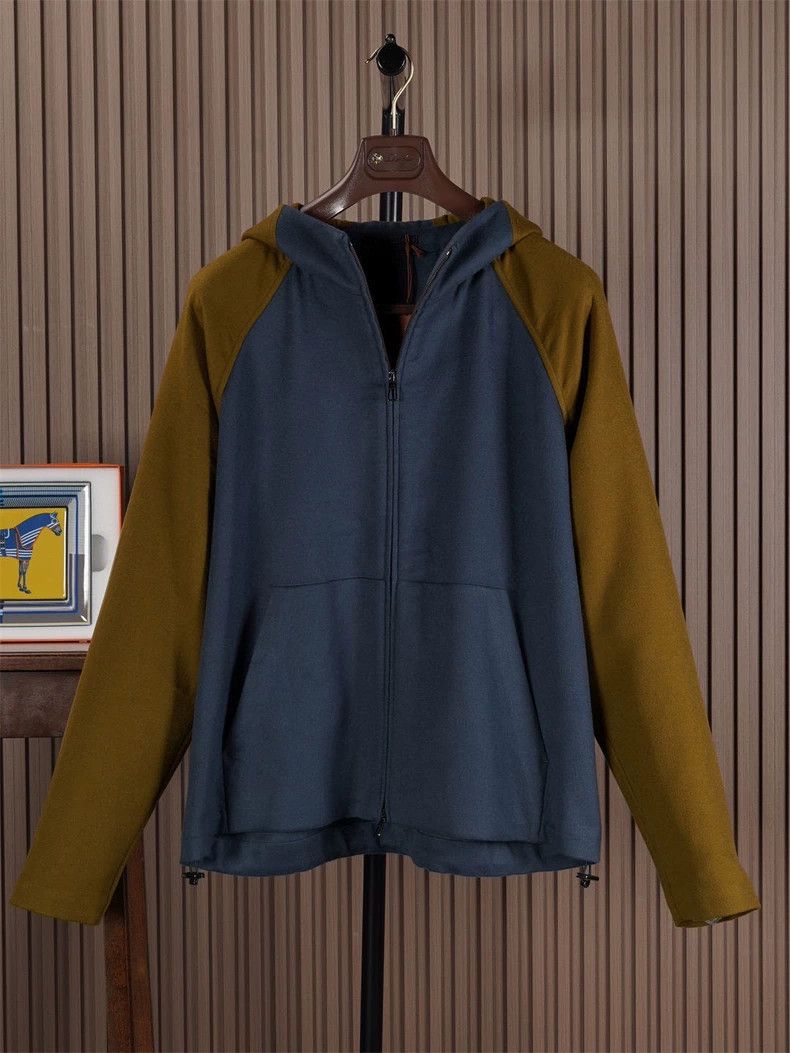 Loro Piana LORO PIANA Men's hooded zip jacket Size US L / EU 52-54 / 3 - 1 Thumbnail