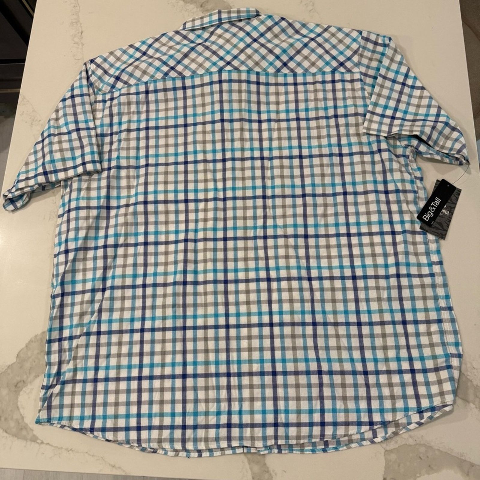 Ecko Unltd. Ecko Unltd. NWT Plaid ShortSleeve ButtonUp Mens Big&Tall 4XB Size US XXL / EU 58 / 5 - 7 Thumbnail