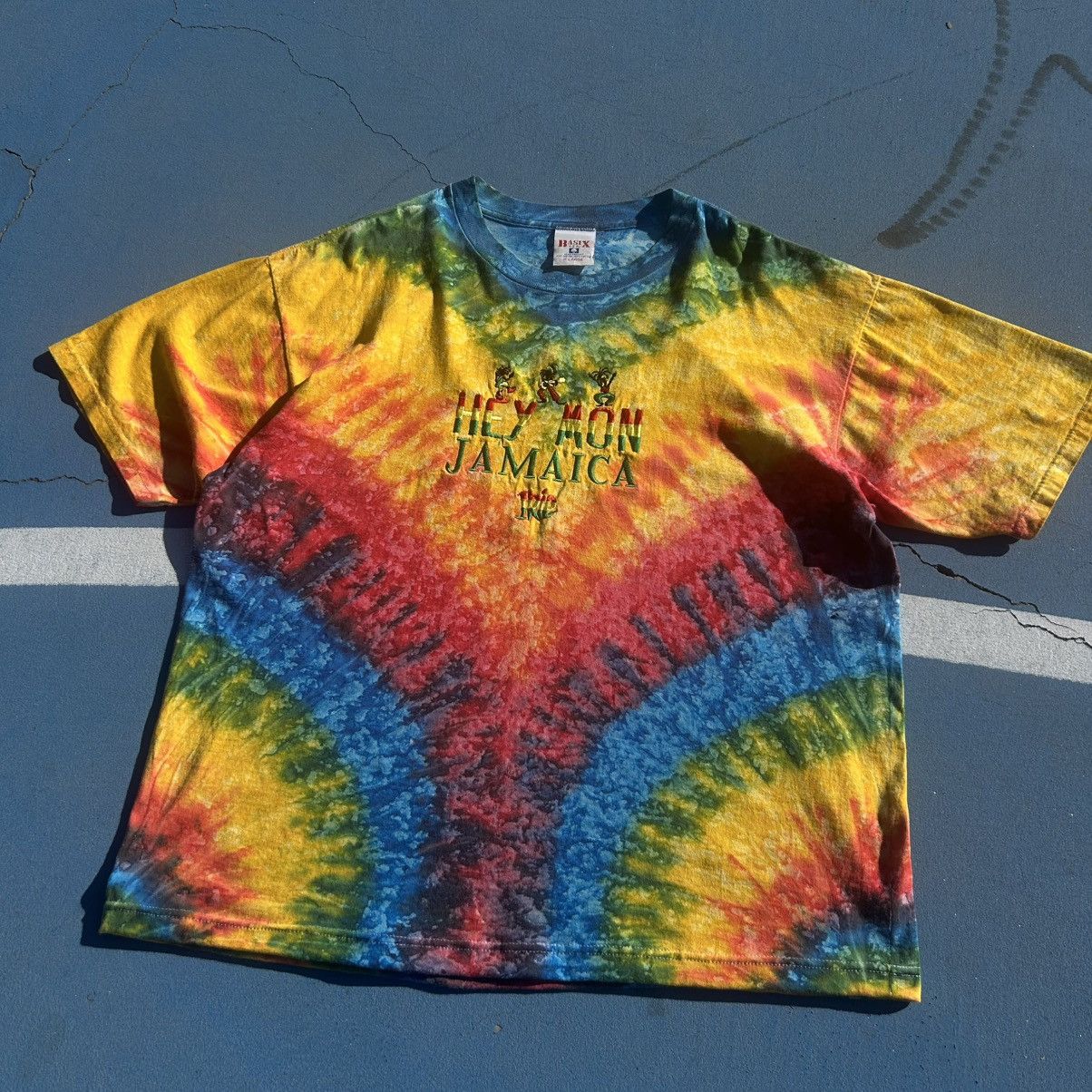 Other Hey Mon, Jamaica Irie Tie Dye Y2K shirt Size US XL / EU 56 / 4 - 1 Thumbnail
