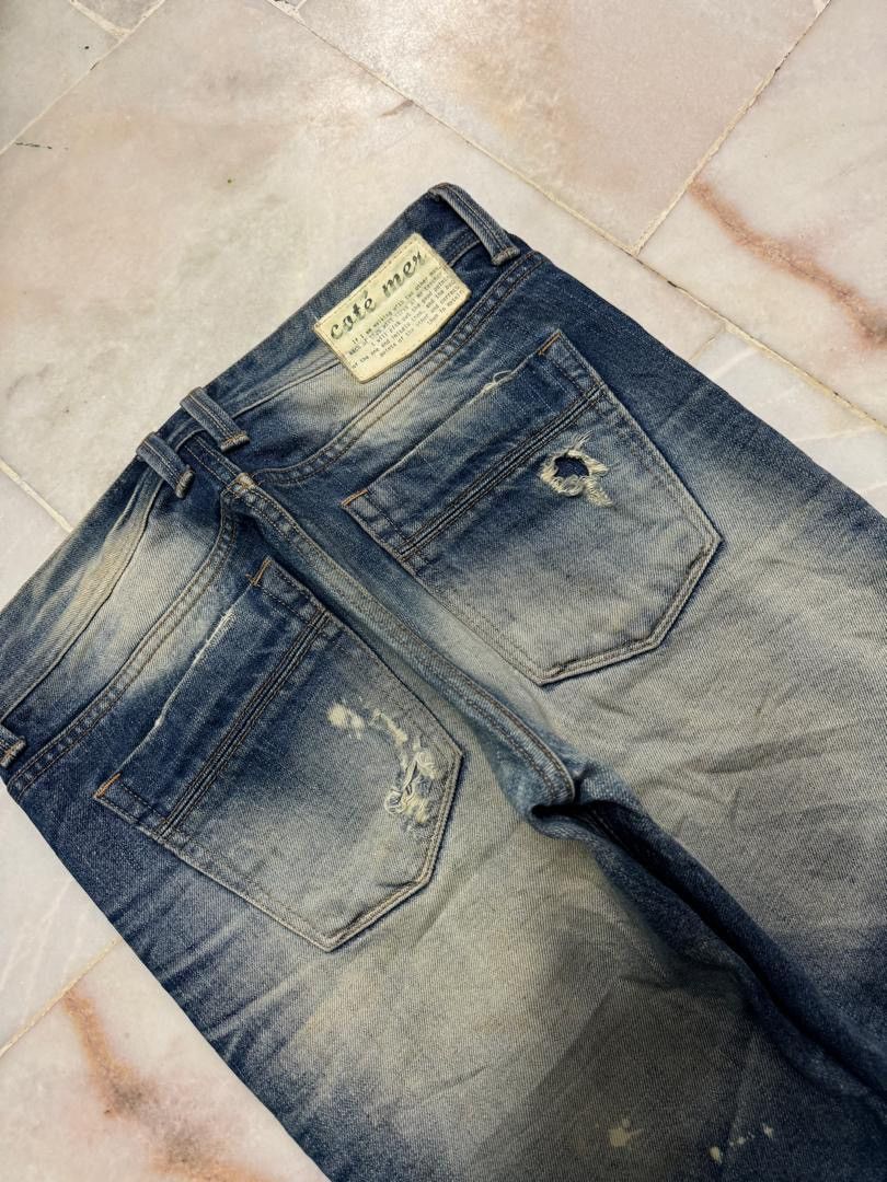Undercover Insane💥Sashiko Boro 90s Japanese Kapital Style Distress Jean Size US 30 / EU 46 - 14 Thumbnail