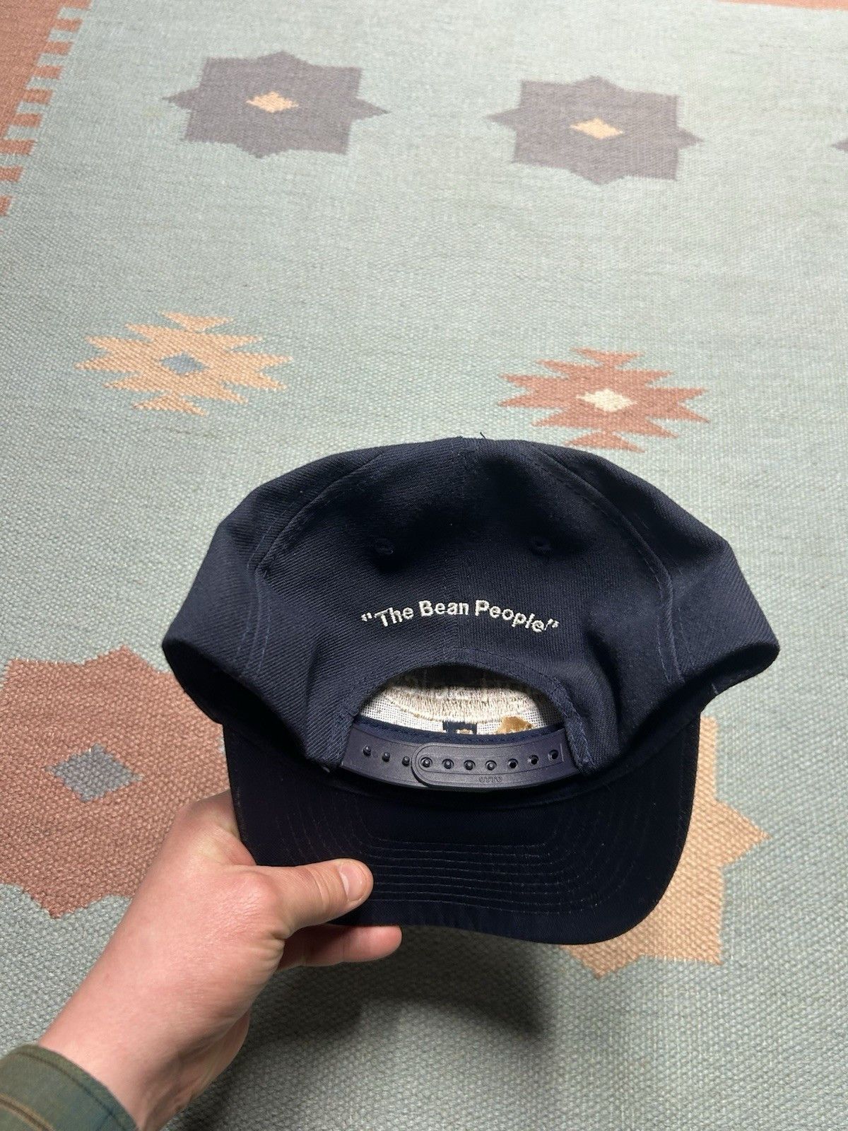 Vintage Vtg SnapBack hat Agri Sales Michigan bean people farm blue Size ONE SIZE - 4 Thumbnail