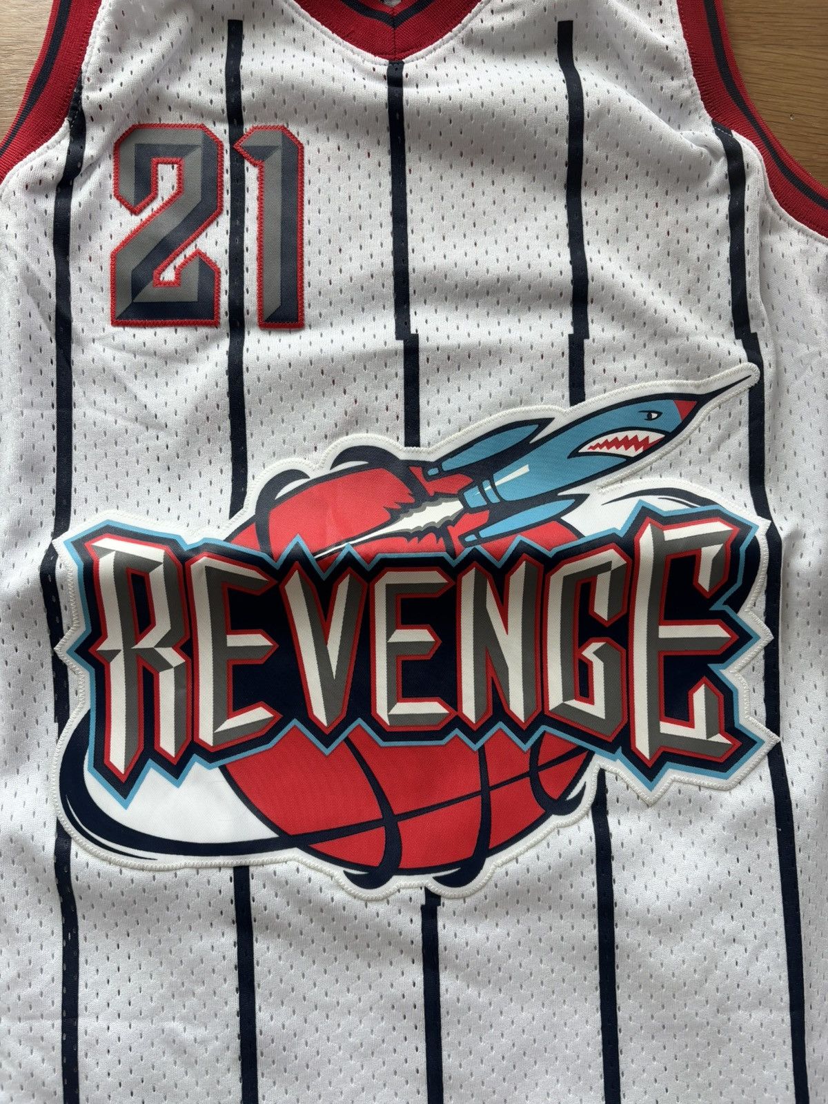 Revenge Revenge Embroidered White Jersey Size US M / EU 48-50 / 2 - 3 Thumbnail