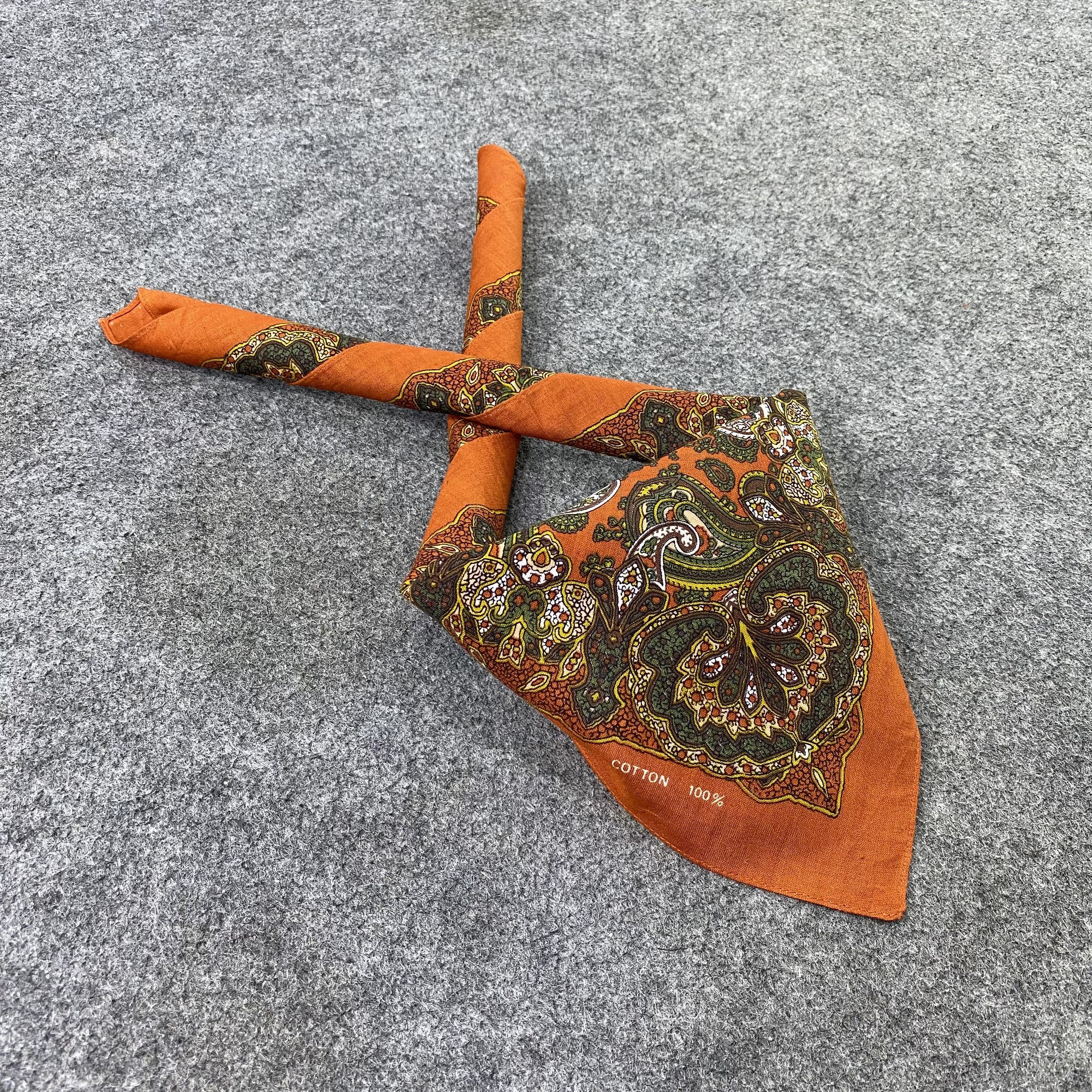 Japanese Brand Paislee Handkerchief / Bandana / Neckerchief-B1424 Size ONE SIZE - 3 Thumbnail