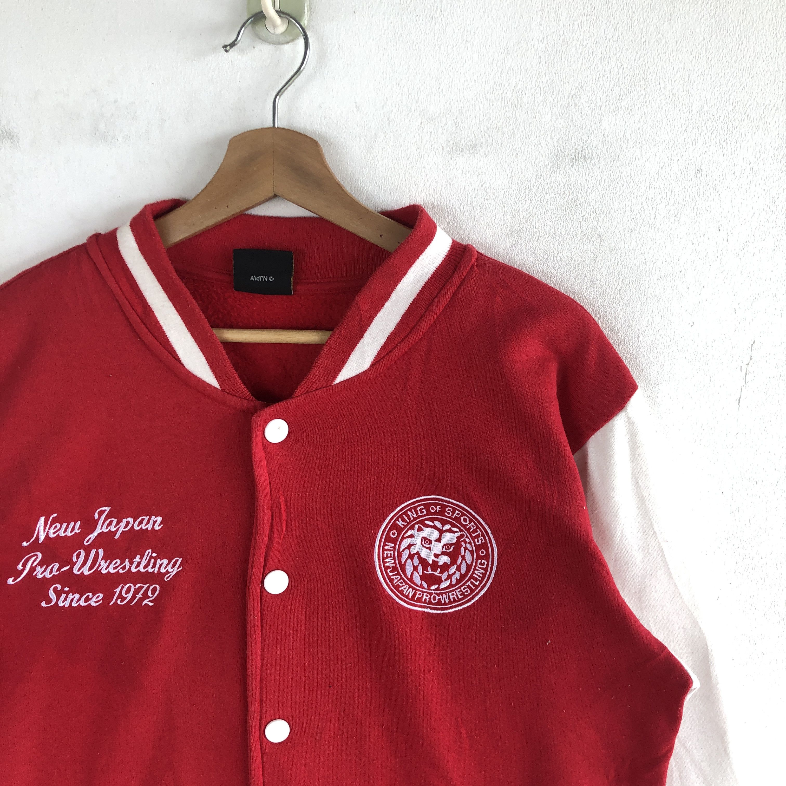 Japanese Brand Vintage Japan Pro Wrestling Varsity Sweater Sweatshirt Size US M / EU 48-50 / 2 - 5 Thumbnail