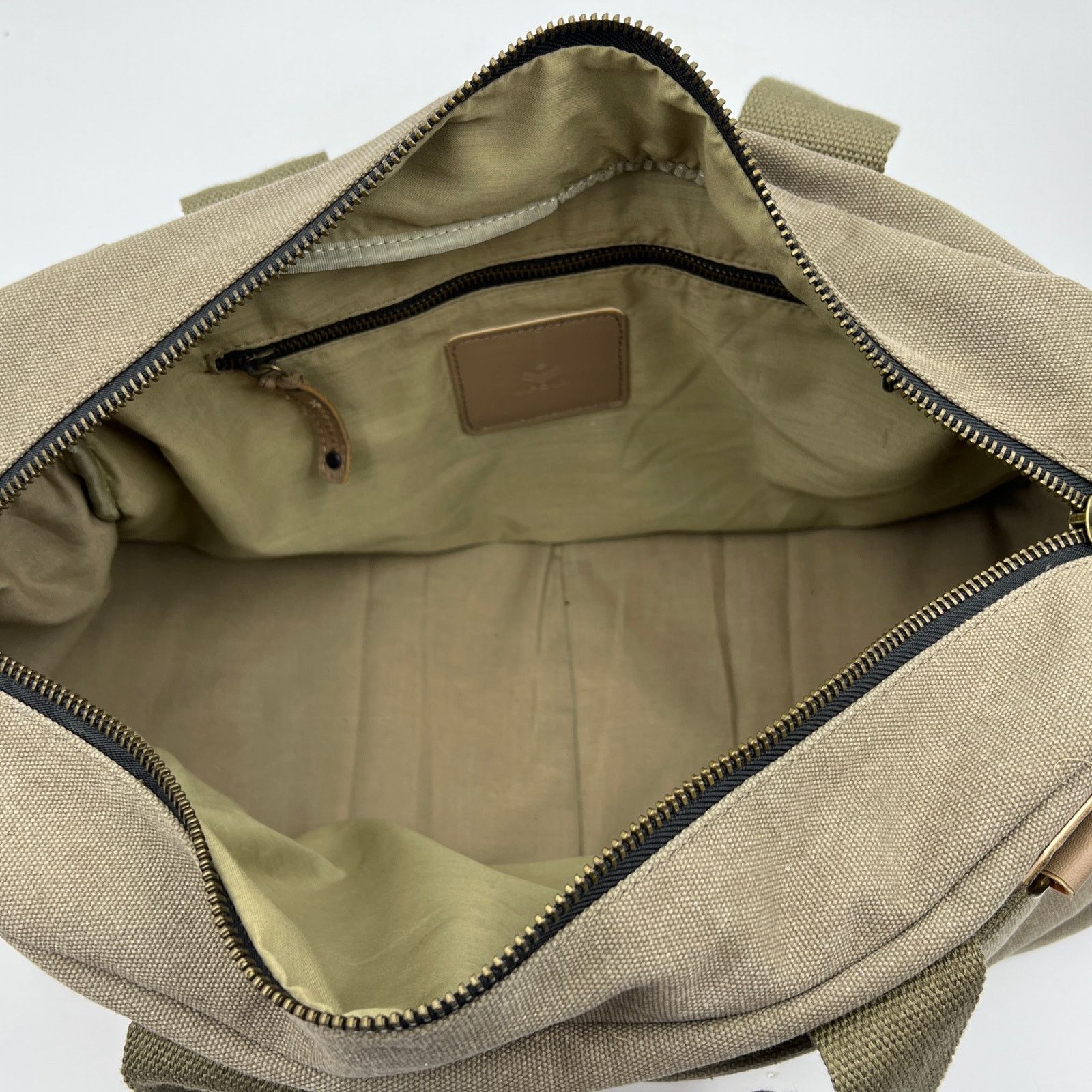 Other J. Fold Canvas Duffle Gray Overnighter Weekender Bag Size ONE SIZE - 3 Thumbnail