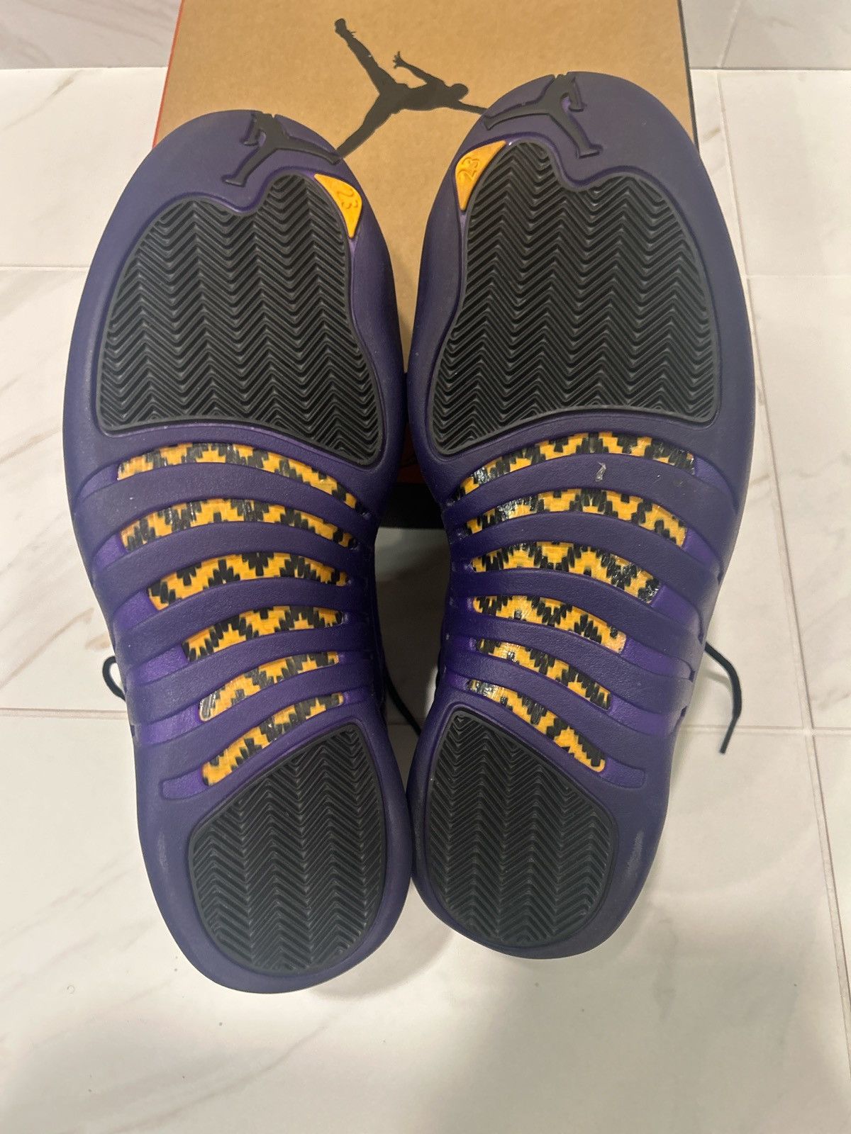 Jordan Brand Air Jordan 12 "Field Purple" Size US 12 / EU 45 - 4 Thumbnail