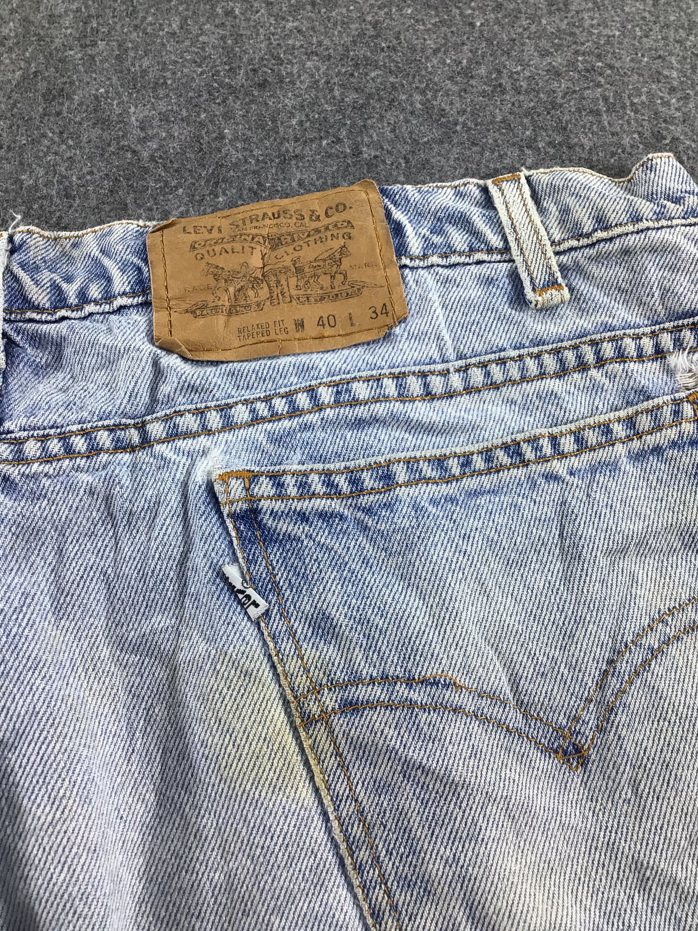 Levi's Vintage Levis 855 White Tab Jeans-J466 Size US 40 / EU 56 - 5 Thumbnail
