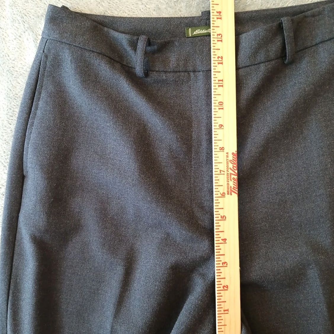 Eddie Bauer Eddie Bauer Dress Pants Womens Size 12 Gray Pockets 30x31 High Rise Straight Inseam 31 Modern Dress Pants Womens Size 34" / US 12 / IT 48 - 4 Thumbnail