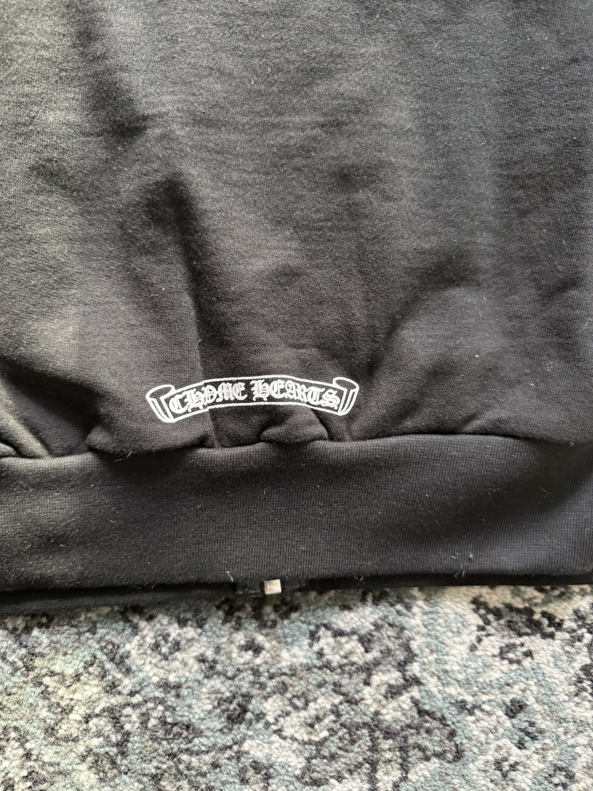 Chrome Hearts Chrome Hearts Vertical Logo Hoodie Black Size US XS / EU 42 / 0 - 3 Thumbnail