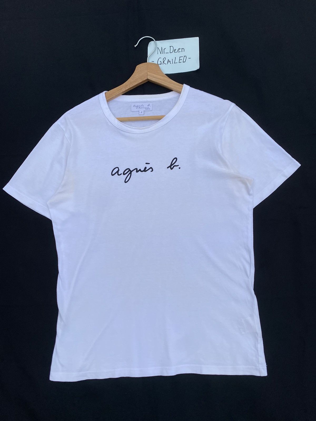 agnes b. Rare Agnes b. Spellout Tshirt Size US S / EU 44-46 / 1 - 4 Thumbnail